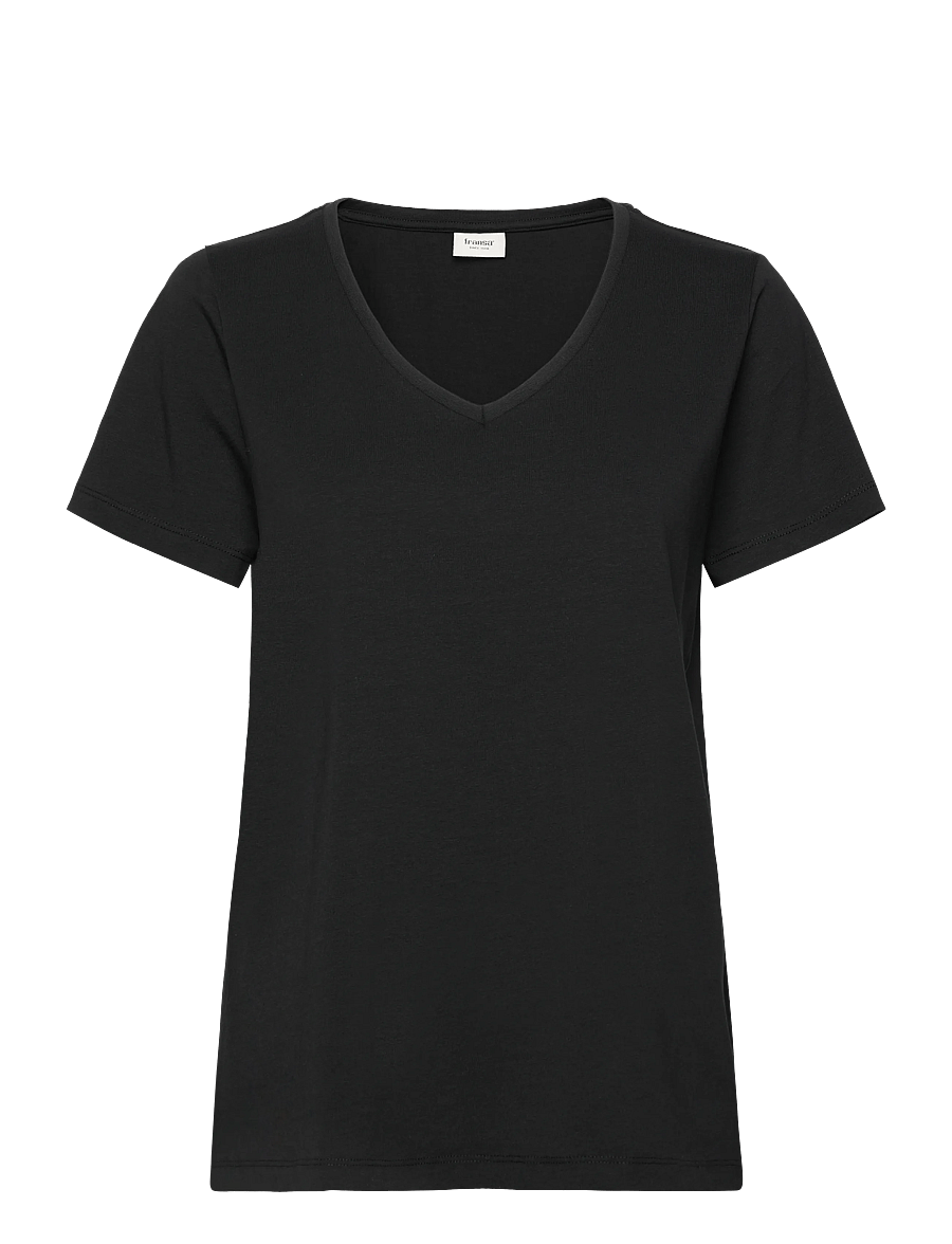 Fransa - FRZASHOULDER VTEE 1 - t-särgid - black - 0