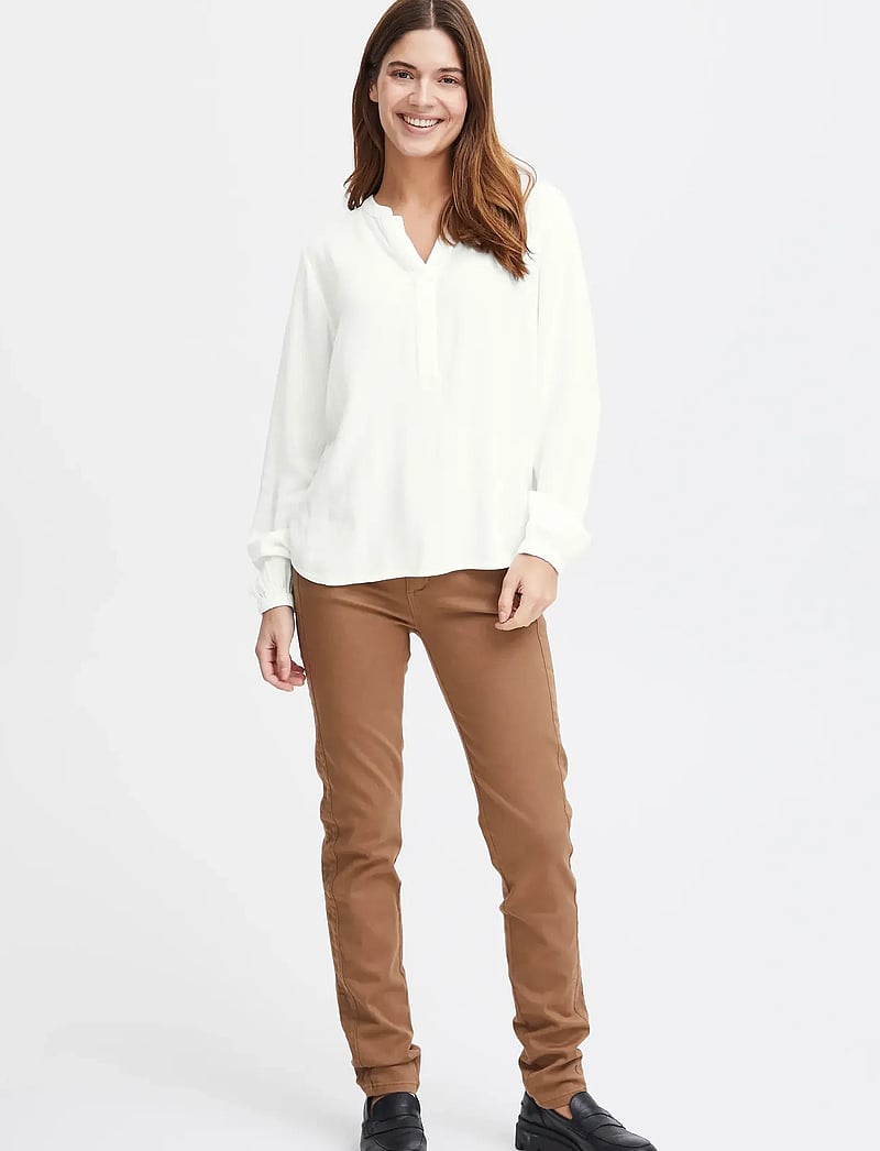 Fransa - FRHAIDA BL 1 - langärmlige blusen - blanc de blanc - 0