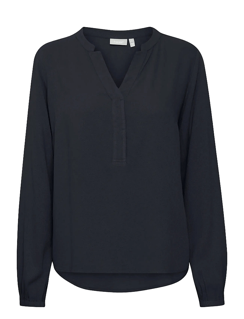 Fransa - FRHAIDA BL 1 - långärmade blusar - navy blazer - 1
