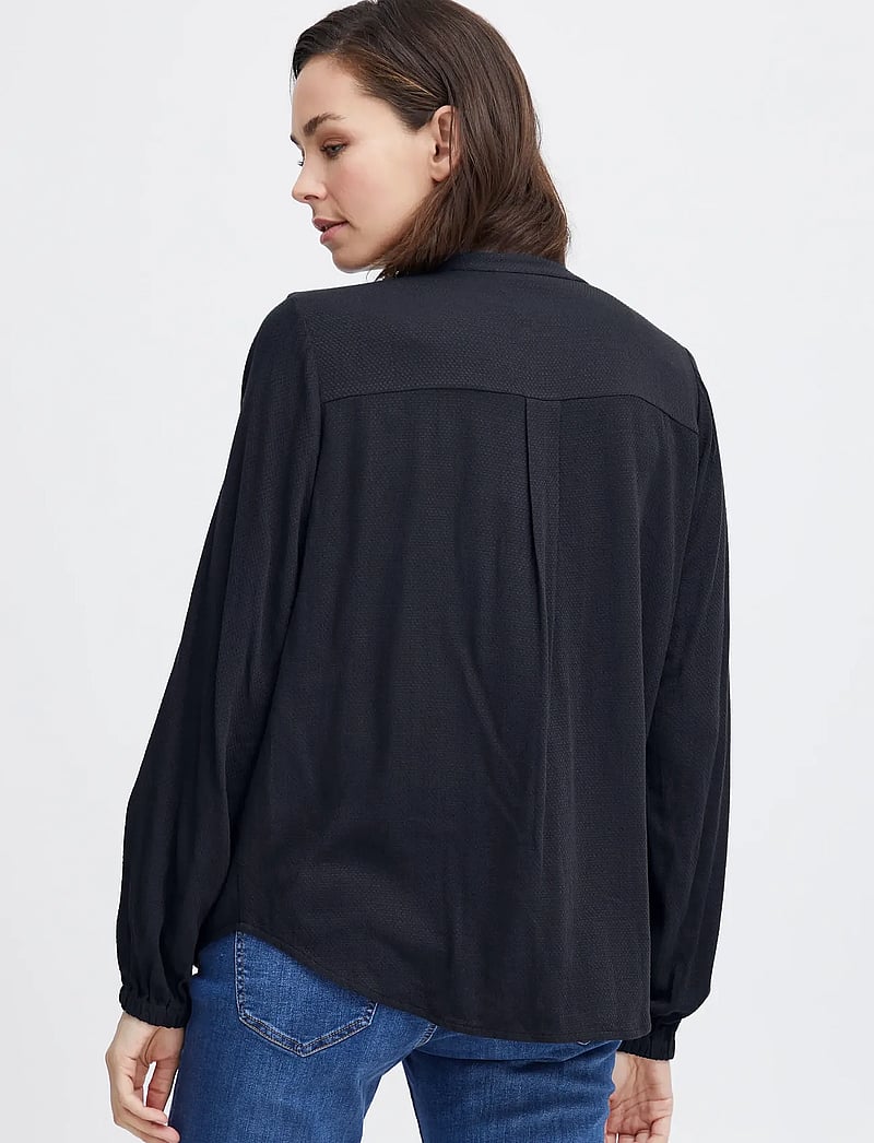 Fransa - FRHAIDA BL 1 - långärmade blusar - navy blazer - 5