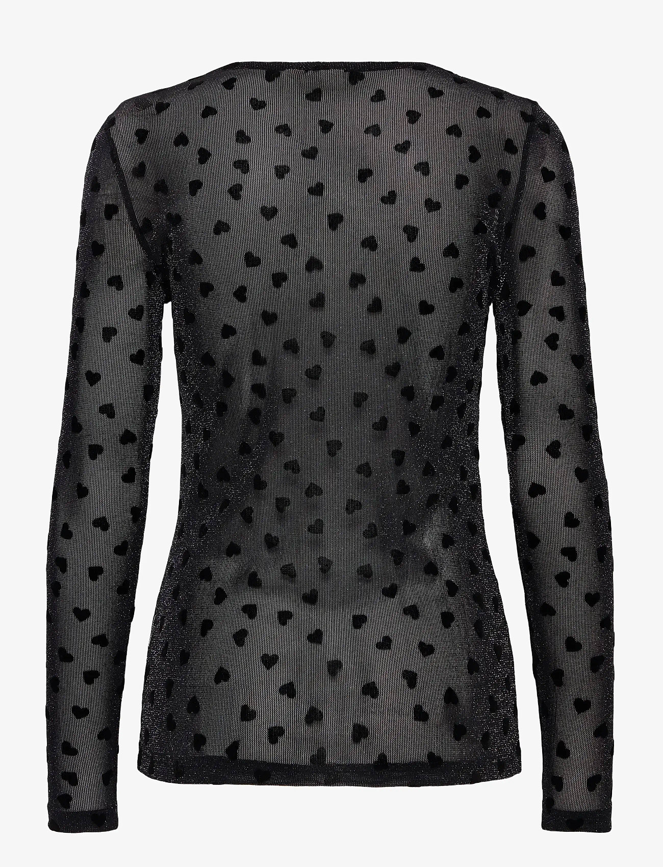 Fransa - FRMESH TEE 3 - langærmede toppe - black heart lurex - 2