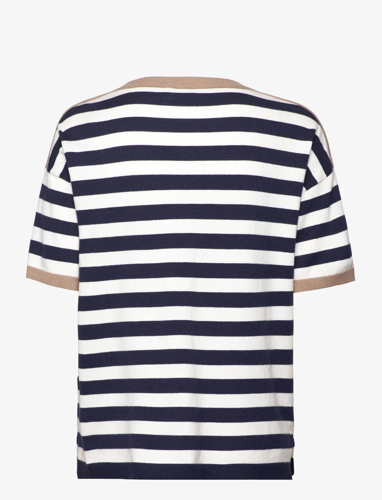 Fransa - FRADDI PU 2 - t-shirts - navy blazer mix - 1