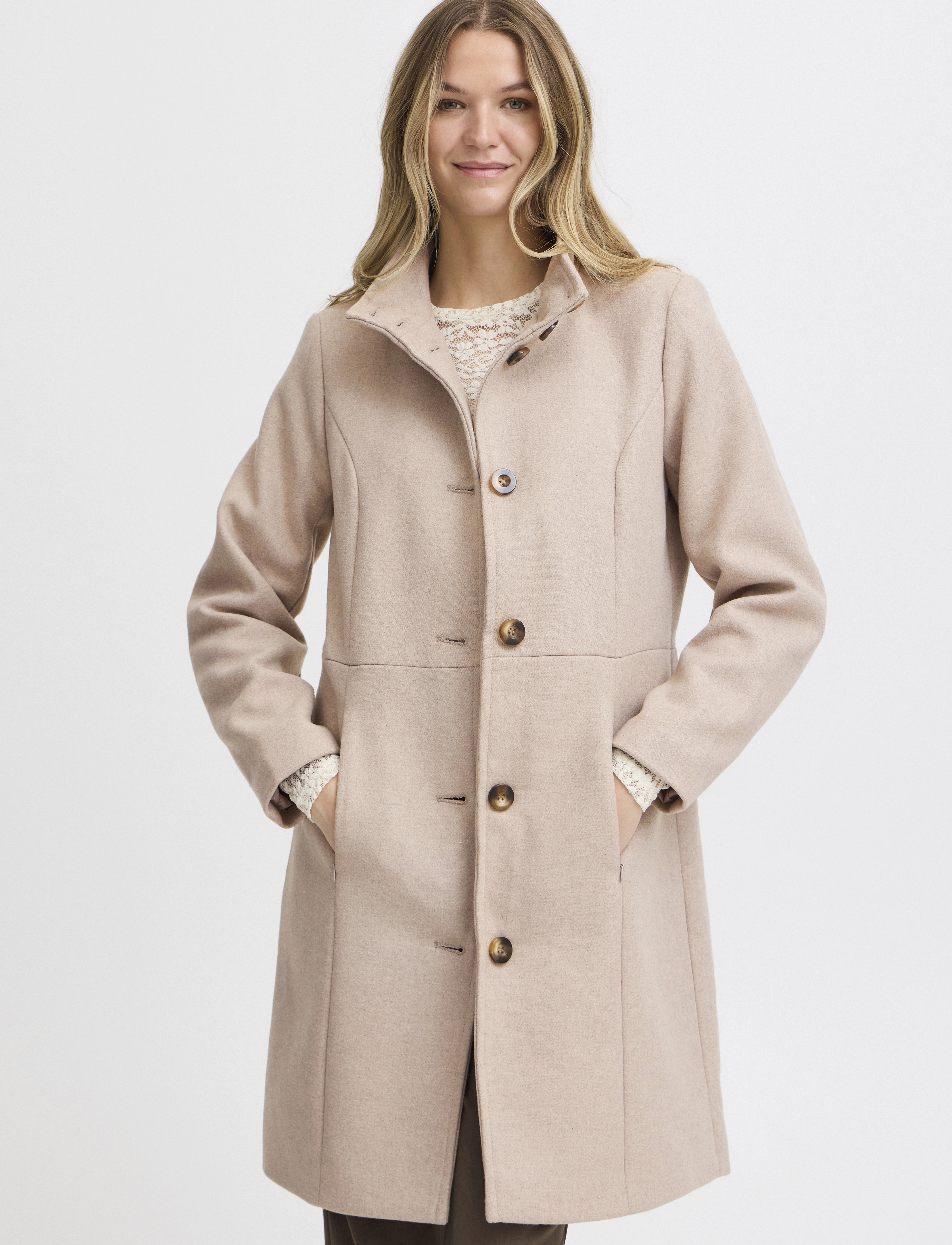 Fransa - FRPENELOPE JA 1 - wintermäntel - silver mink melange - 3
