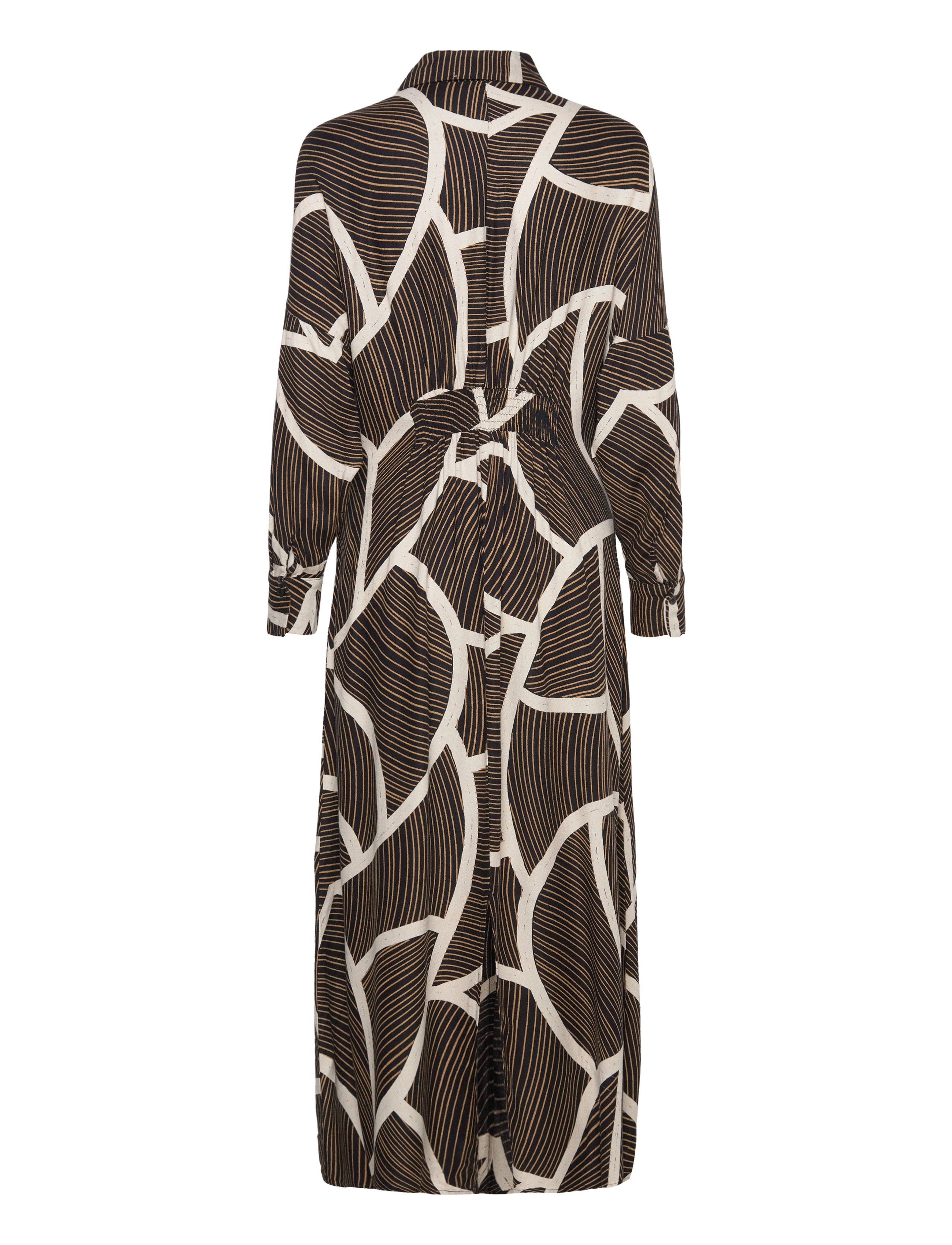 Fransa - FRGITA DR 1 - maxikleider - black mix ma23 lines - 1