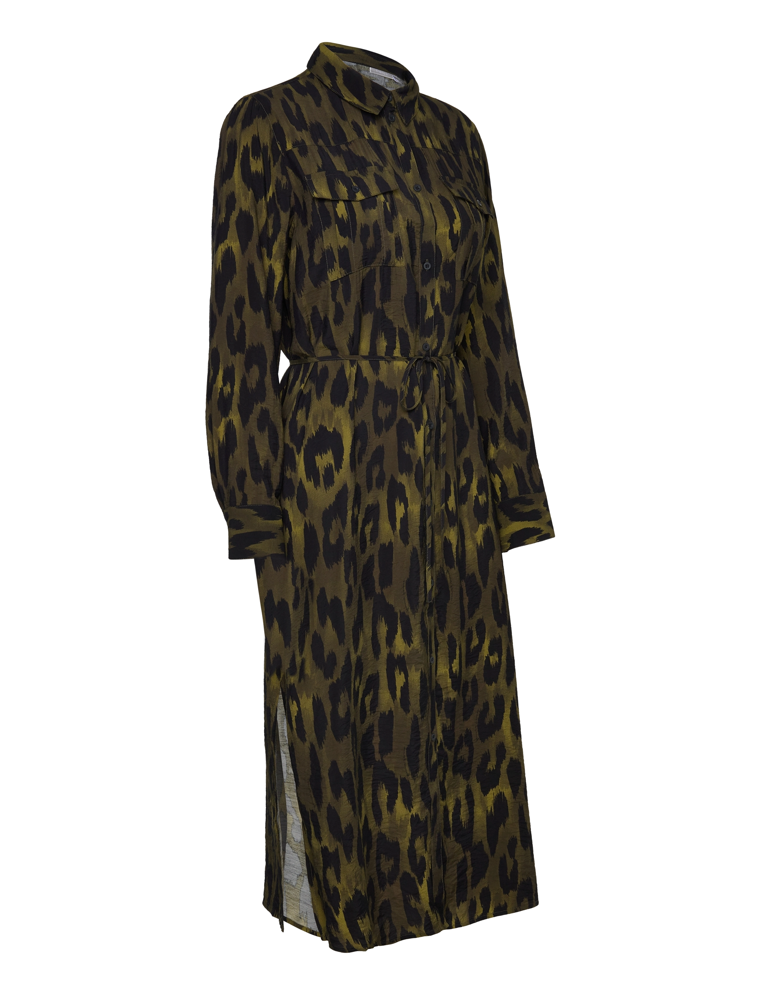 Fransa - FRLEONI DR 1 - shirt dresses - rifle green mix ma23 leo - 2