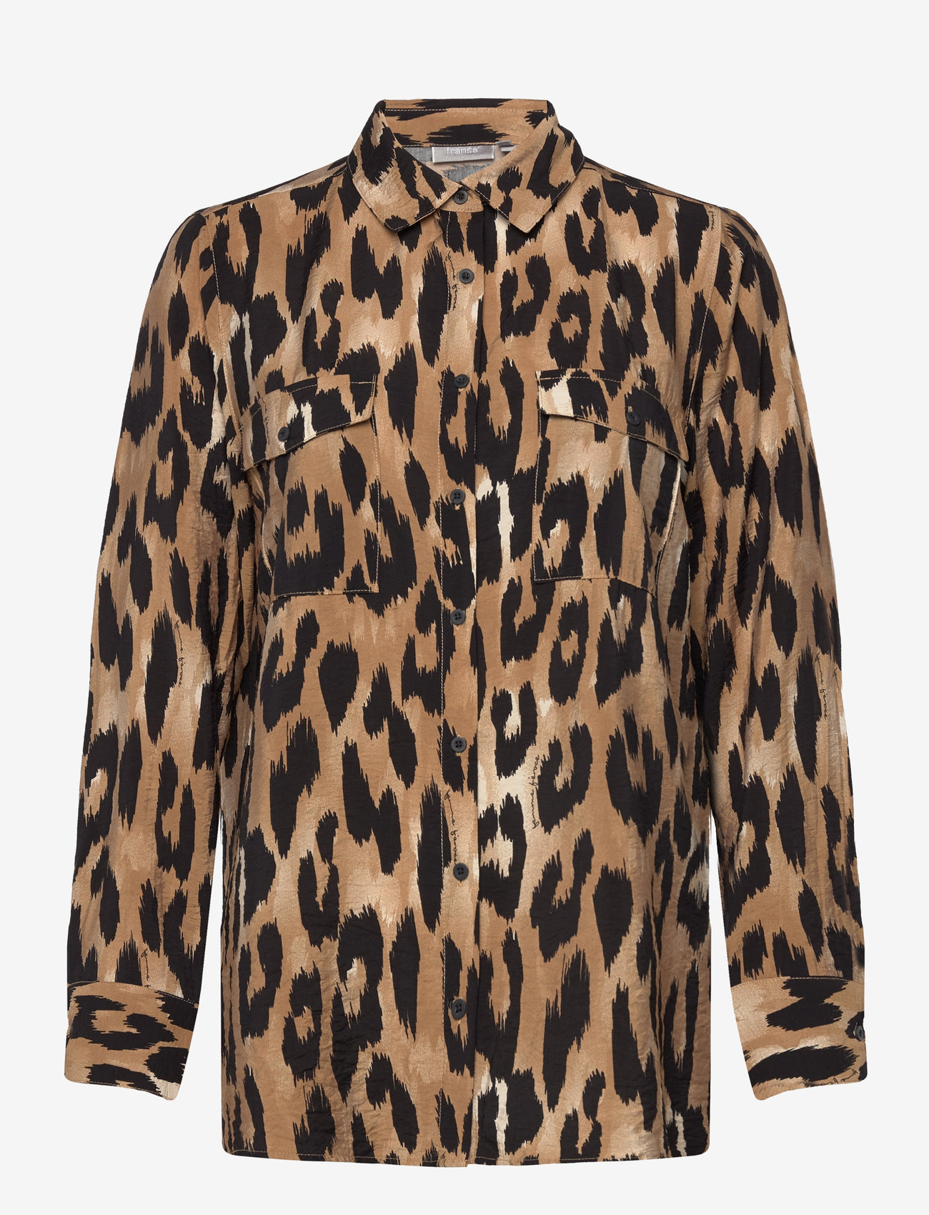 Fransa - FRLEONI SH 1 - langärmlige hemden - tiger's eye mix ma23 leo - 0