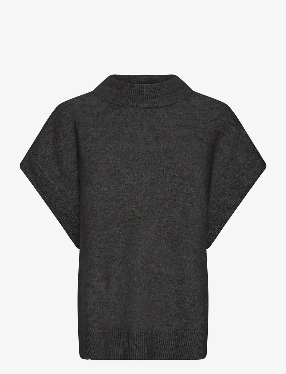 Fransa - FRSANNY VE 1 - gestrickte westen - charcoal gray melange - 1