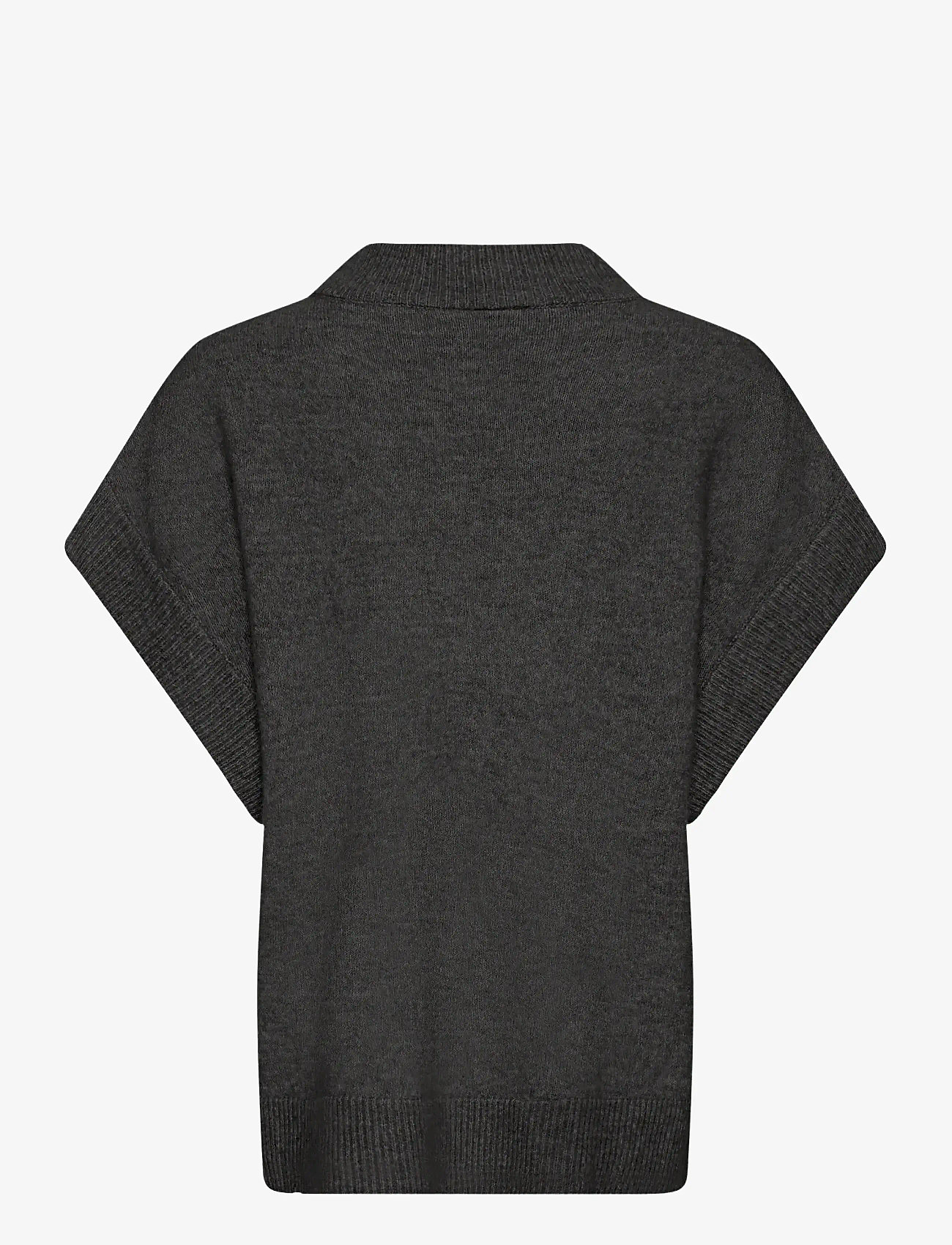 Fransa - FRSANNY VE 1 - strikveste - charcoal gray melange - 2