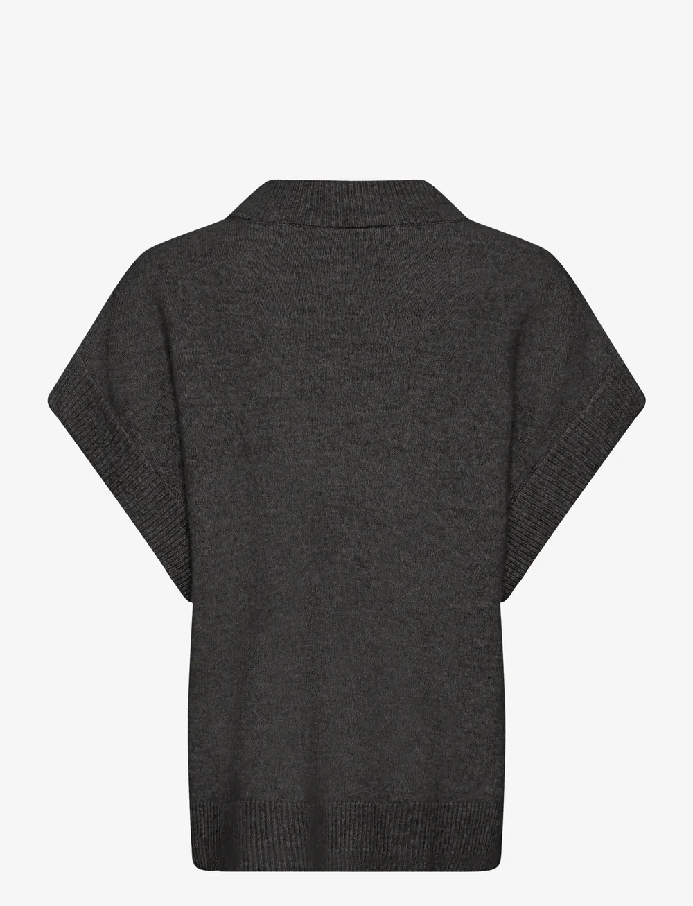 Fransa - FRSANNY VE 1 - gestrickte westen - charcoal gray melange - 2