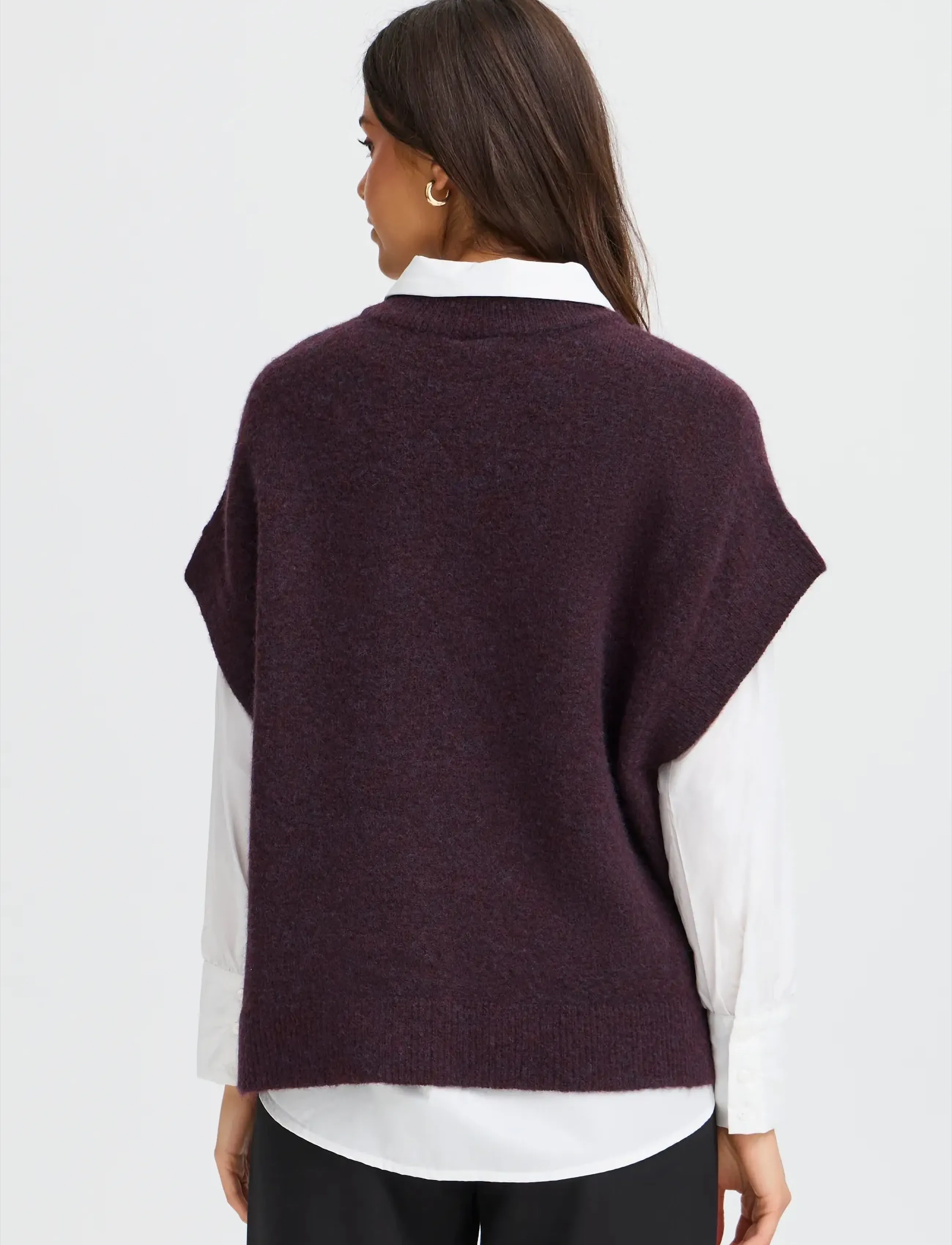 Fransa - FRSANNY VE 1 - knitted vests - fudge melange - 4