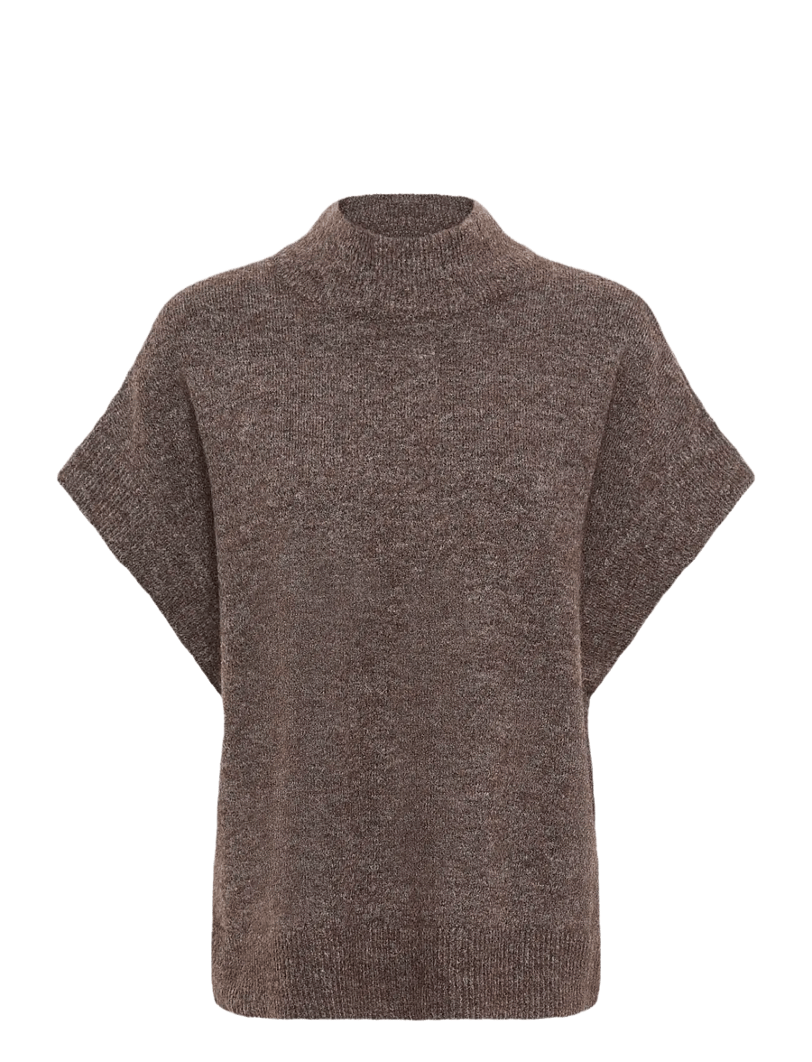 Fransa - FRSANNY VE 1 - strickwesten - hot fudge melange - 1