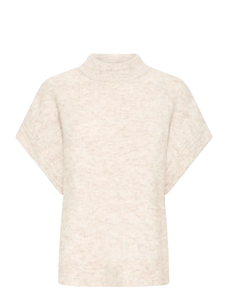 Fransa - FRSANNY VE 1 - gestrickte westen - oatmeal melange - 0