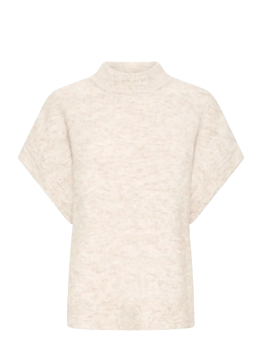Fransa - FRSANNY VE 1 - strickwesten - oatmeal melange - 1