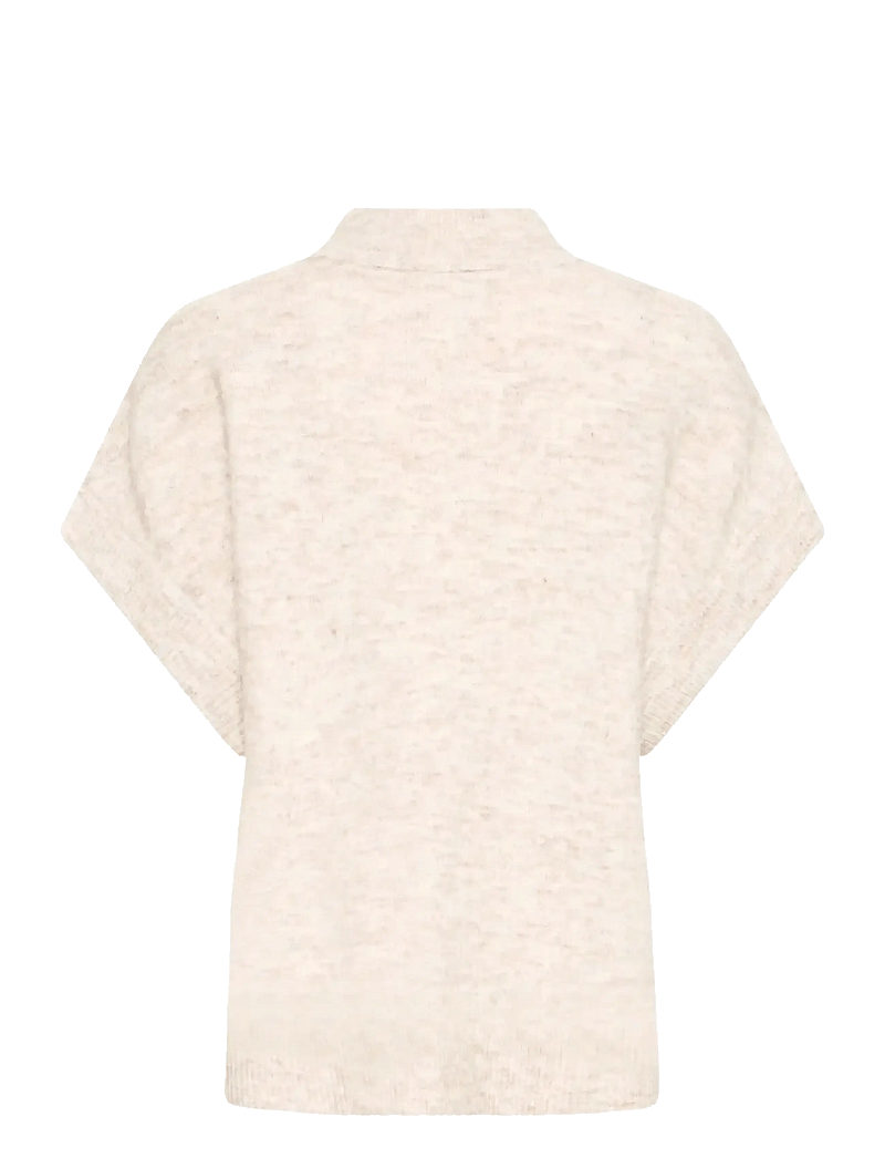 Fransa - FRSANNY VE 1 - gestrickte westen - oatmeal melange - 1