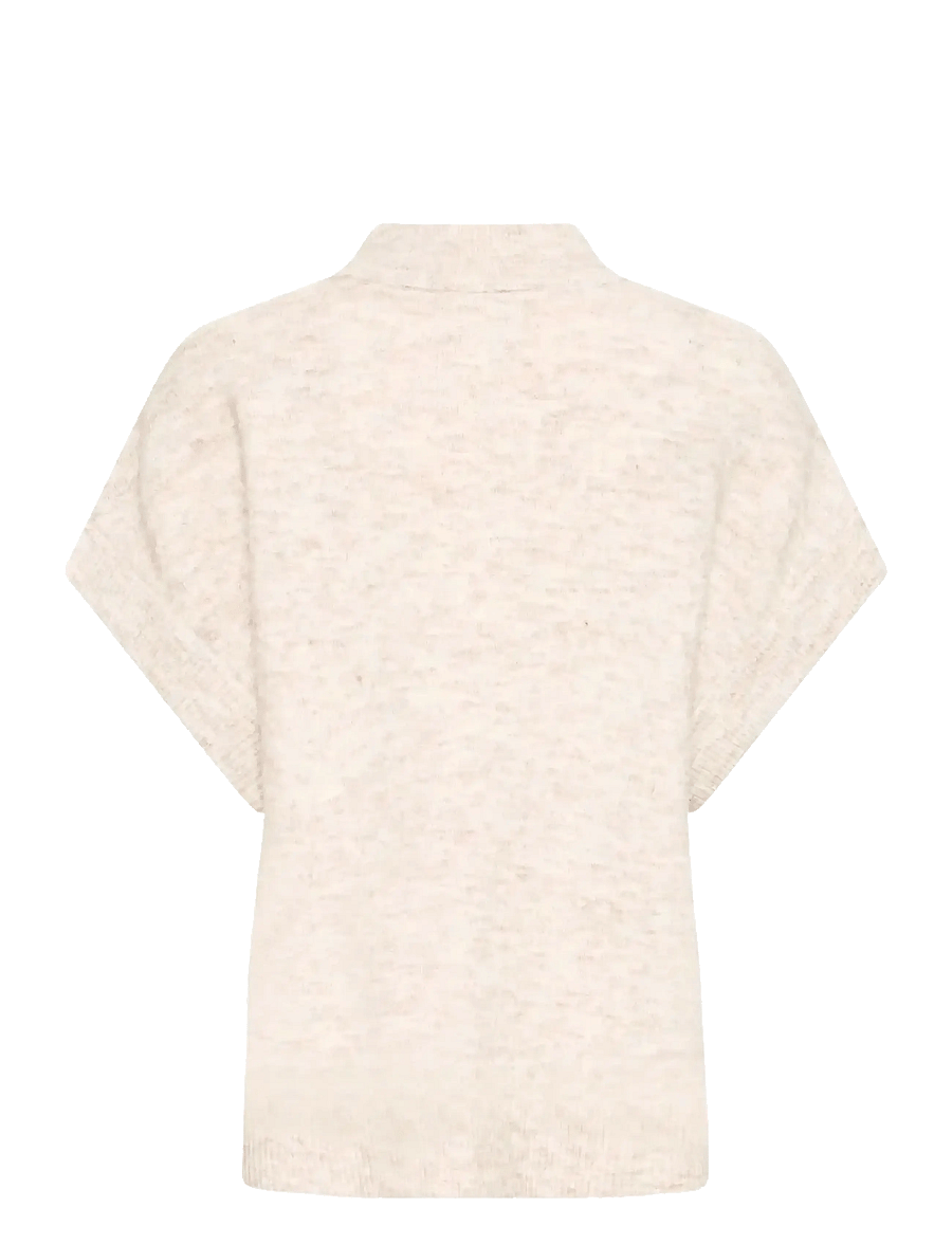 Fransa - FRSANNY VE 1 - strickwesten - oatmeal melange - 2