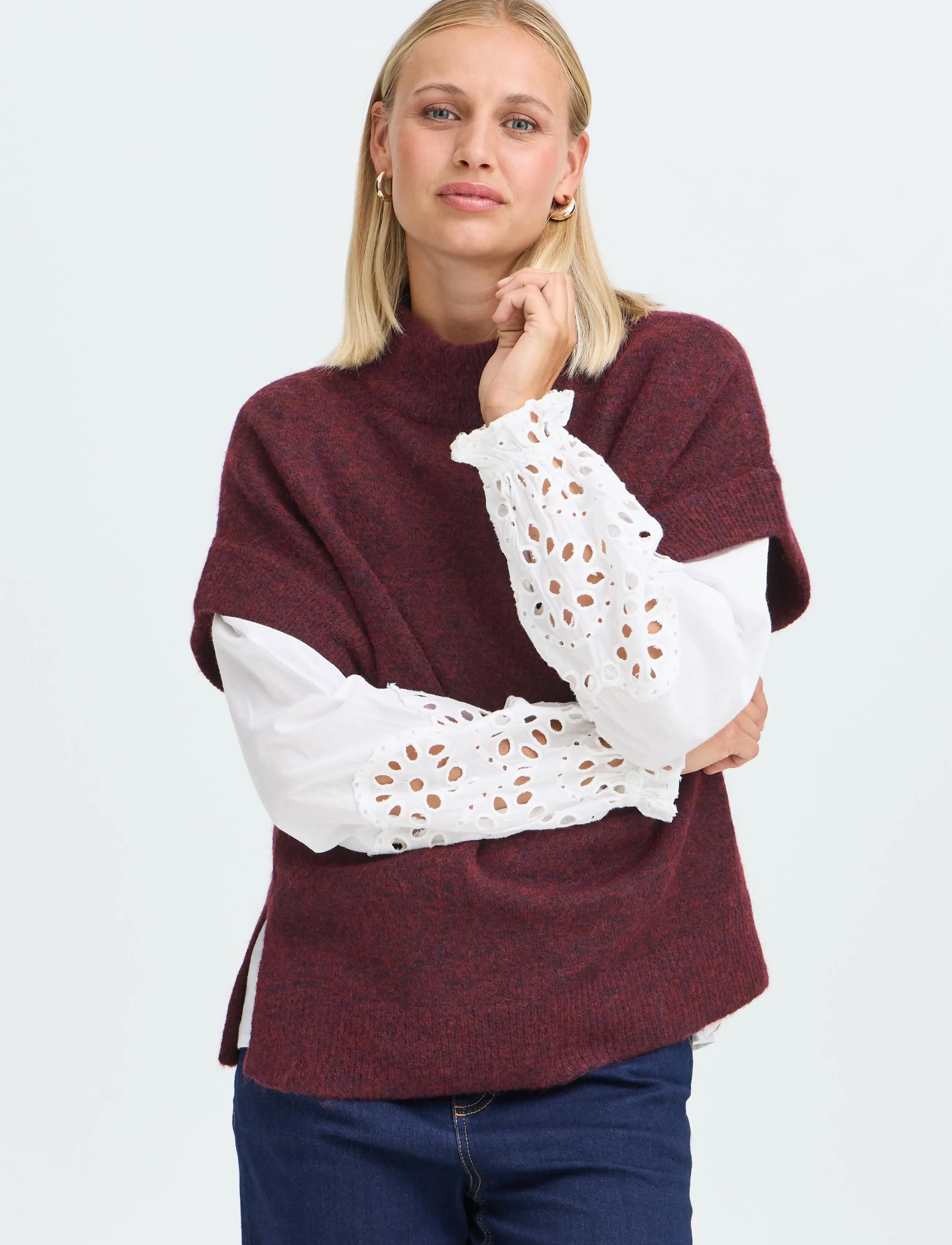 Fransa - FRSANNY VE 1 - strickwesten - port royale melange - 3