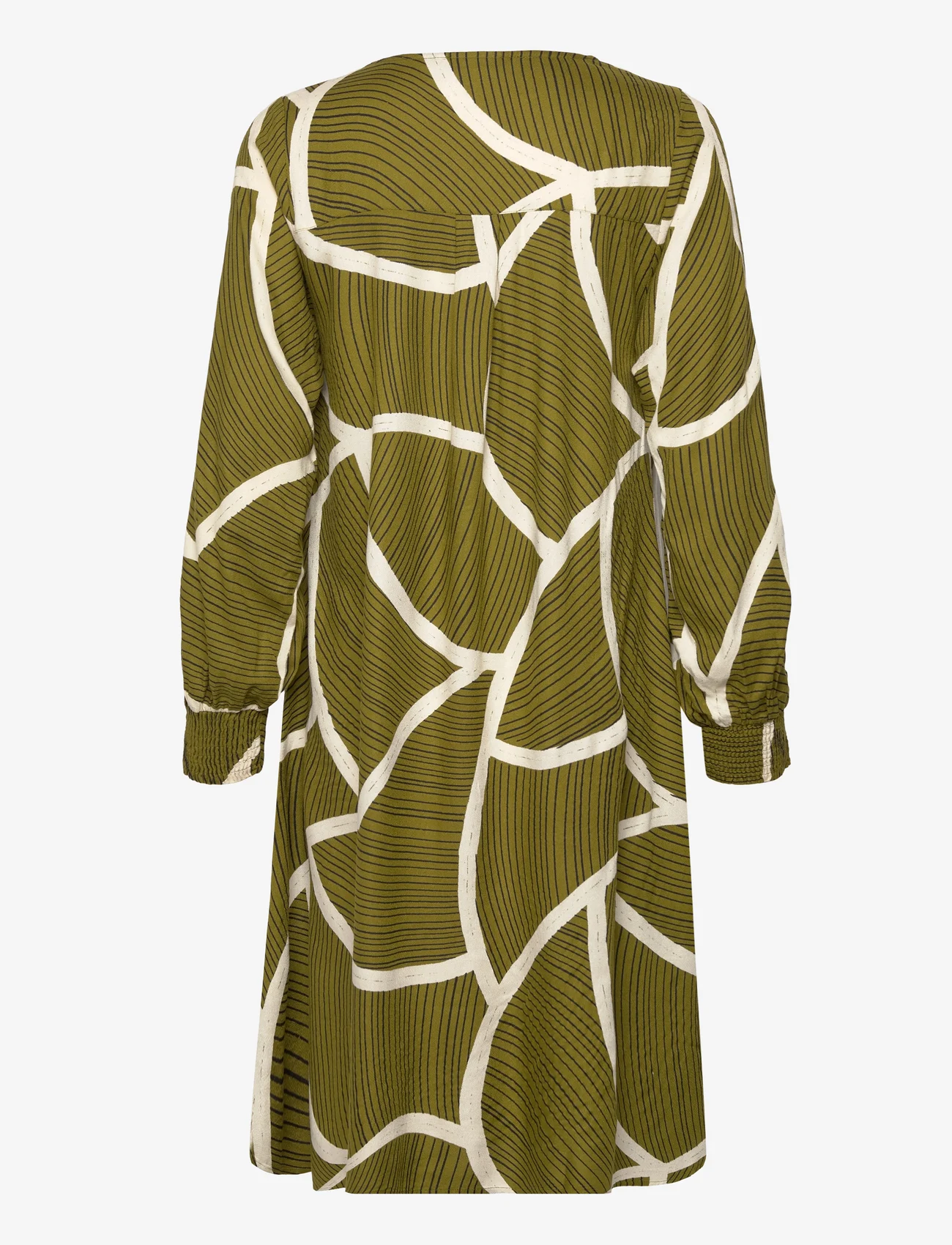 Fransa - FRGITA DR 2 - sukienki koszulowe - golden cypress mix ma 23 lines - 1