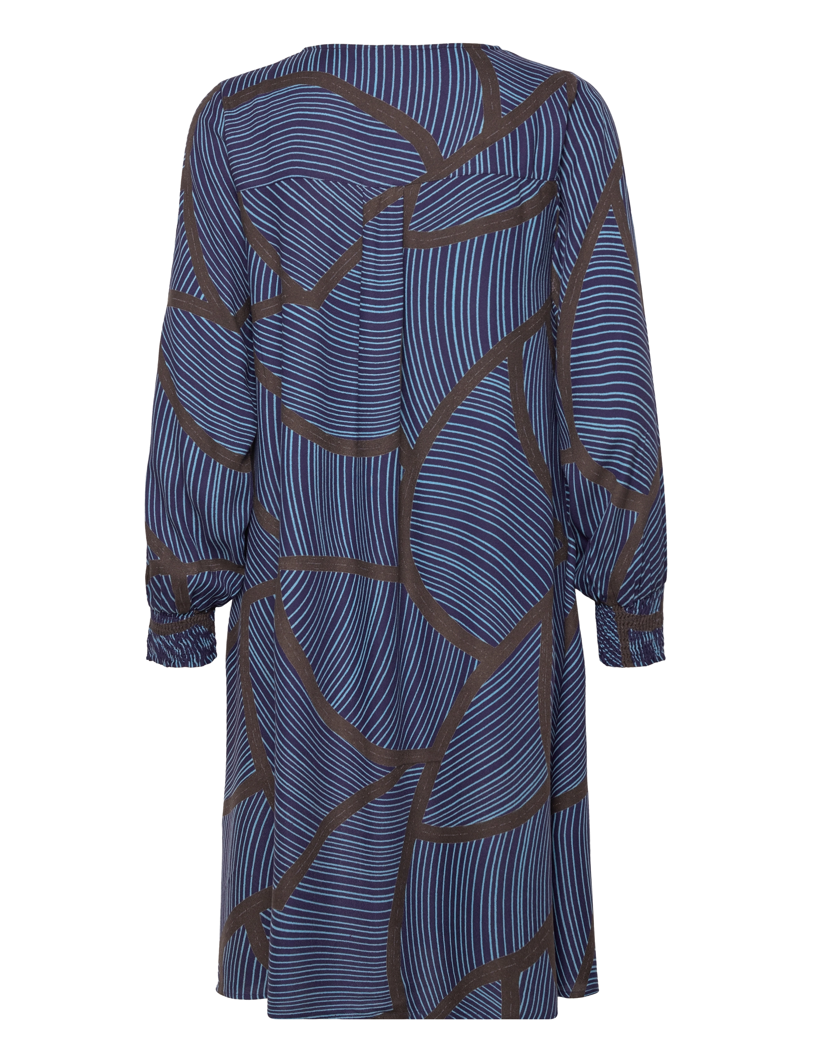 Fransa - FRGITA DR 2 - midi kjoler - peacoat mix ma23 lines - 1