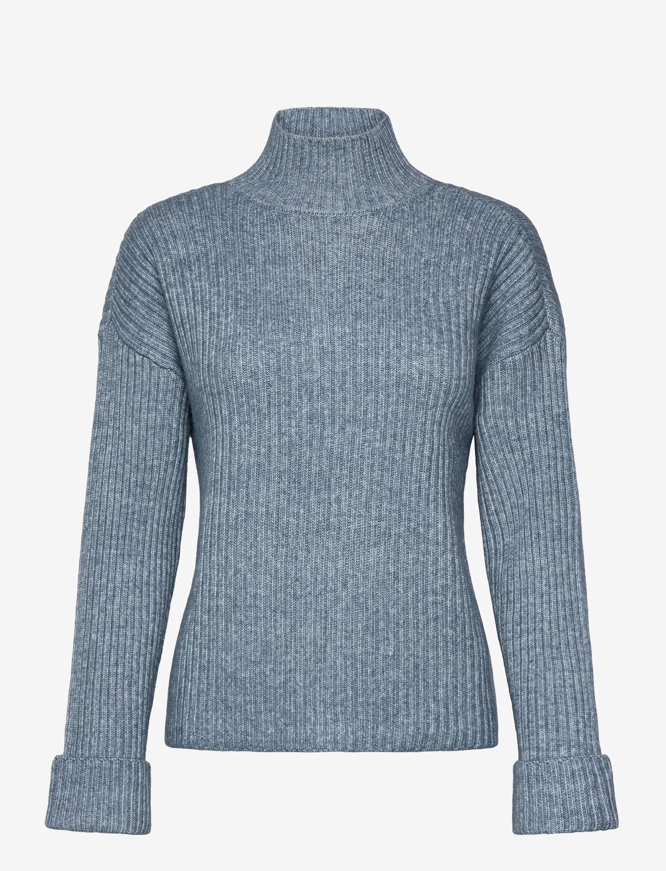Fransa - FRELLY PU 1 - jumpers - bluestone melange - 0