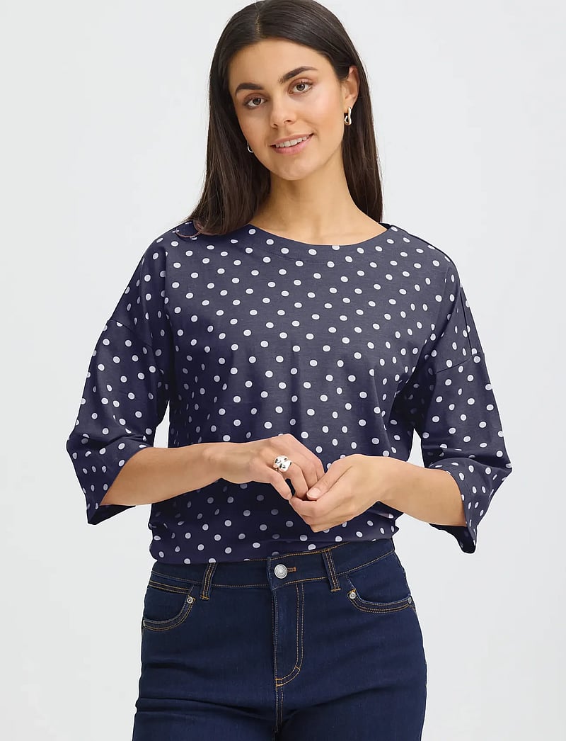 Fransa - FRSIVA TEE 3 - t-särgid - snow white mix - 3