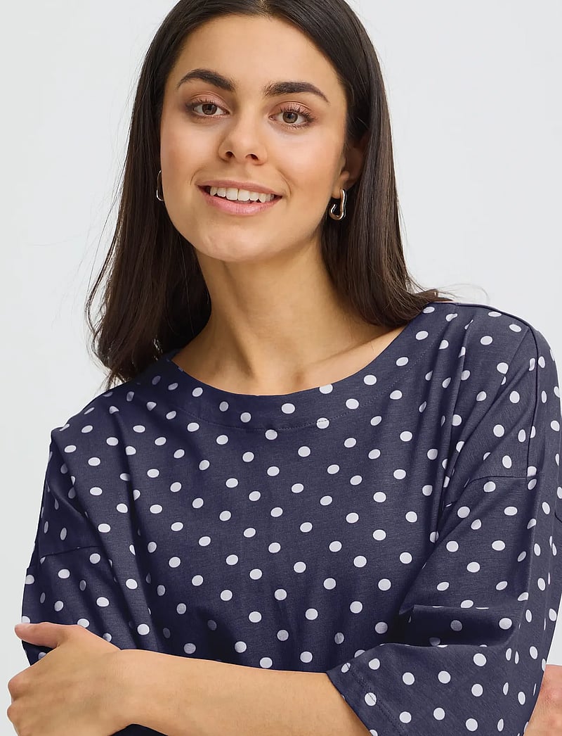 Fransa - FRSIVA TEE 3 - t-särgid - snow white mix - 5