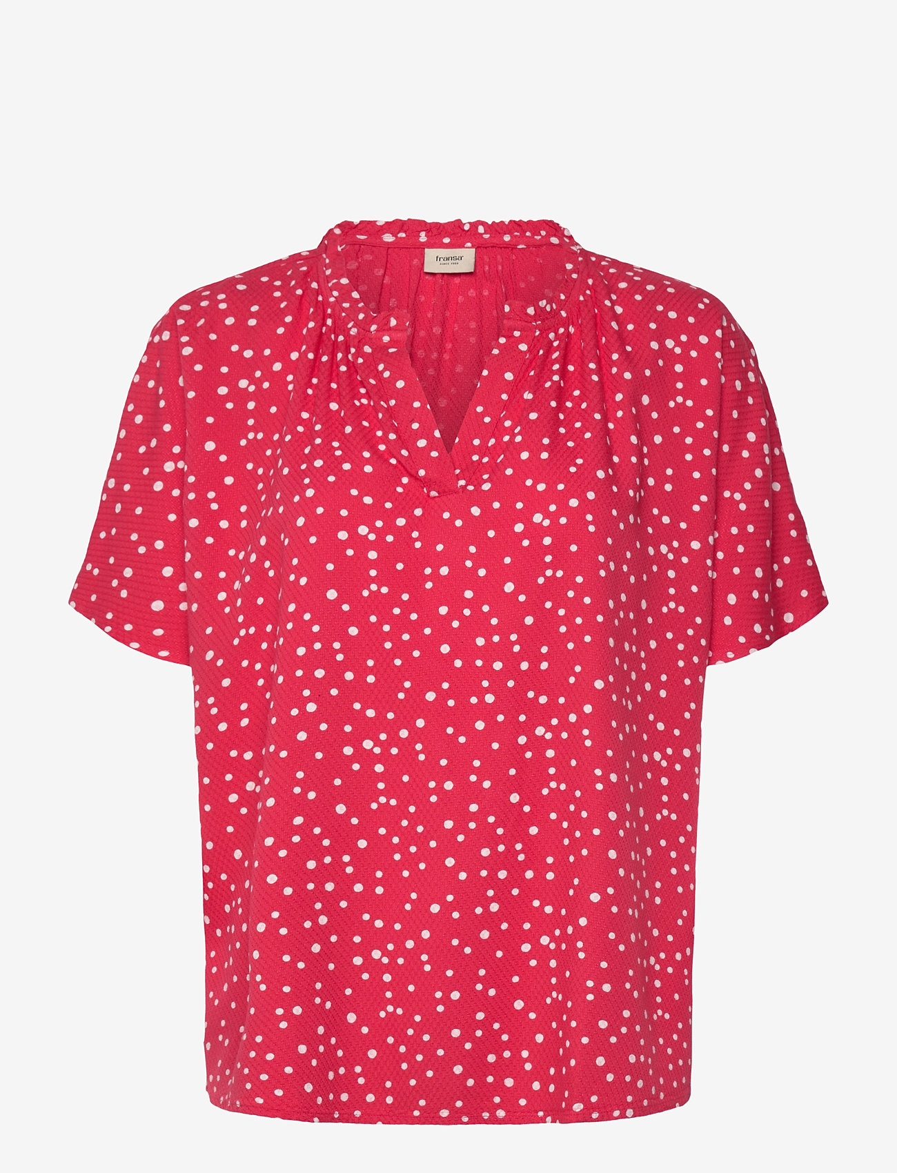 Fransa - FRKAMMA BL 1 - kortärmade blusar - teaberry aop - 1