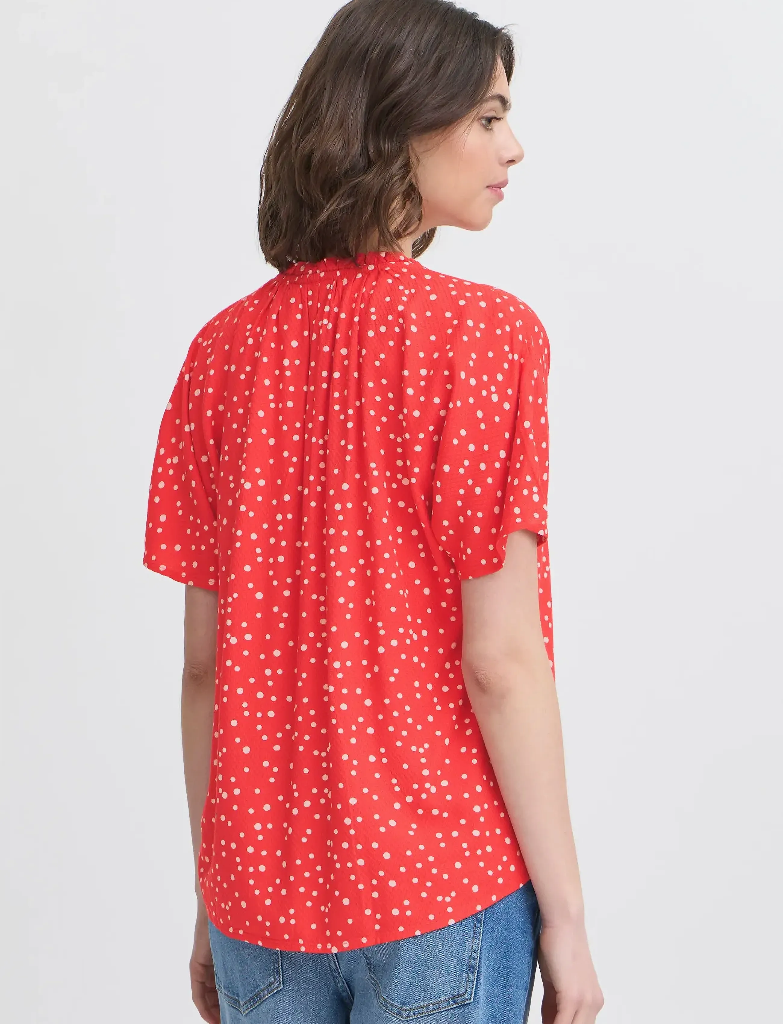 Fransa - FRKAMMA BL 1 - blouses korte mouwen - teaberry aop - 5