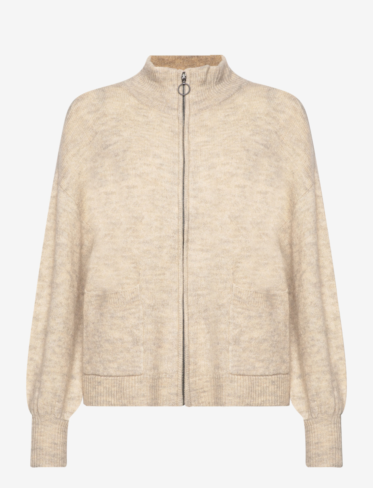 Fransa - FRELVIRA CAR 2 - cardigans - limestone melange - 0