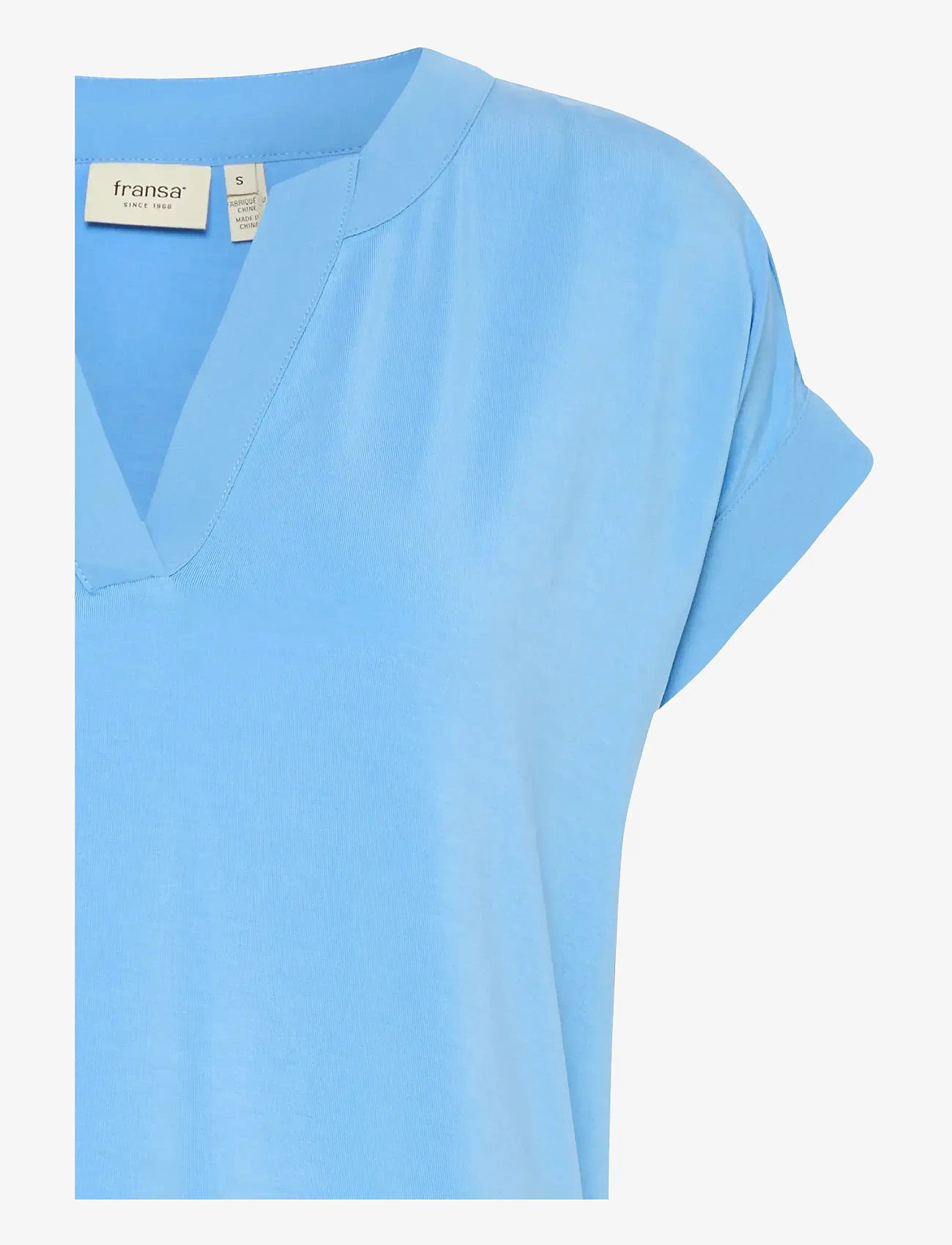 Fransa - FRLIV TEE 1 - herbstliche kleidung - azure blue - 2
