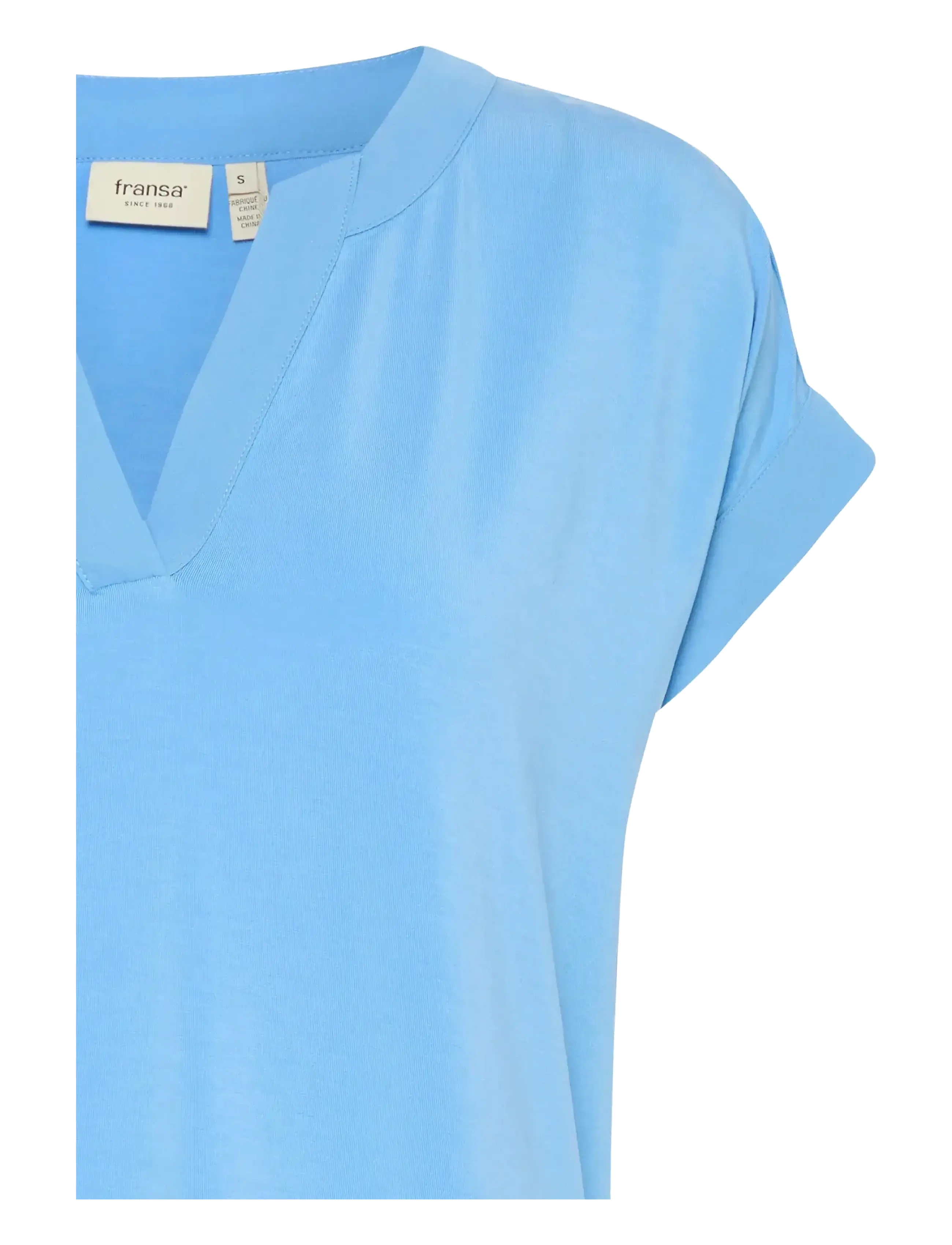 Fransa - FRLIV TEE 1 - kortærmede bluser - azure blue - 3