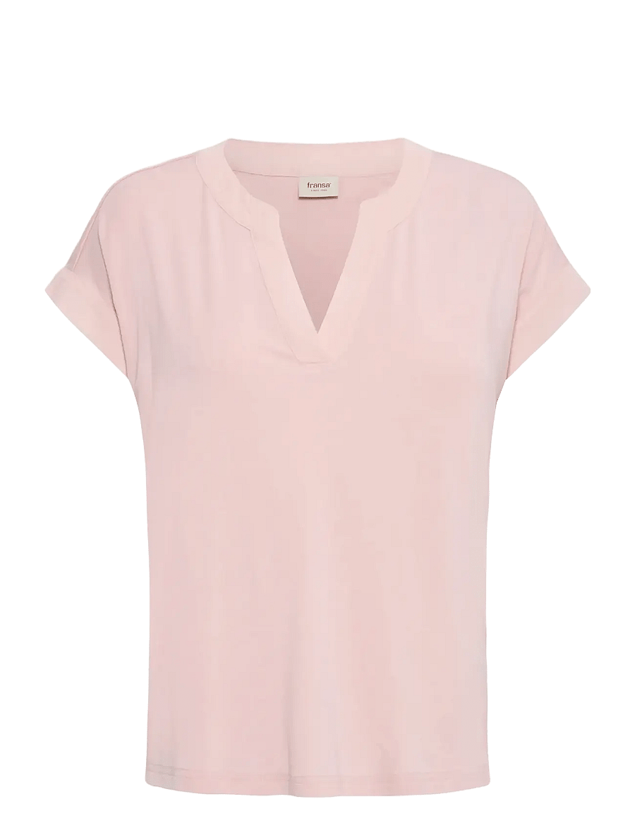 Fransa - FRLIV TEE 1 - short-sleeved blouses - lotus - 1