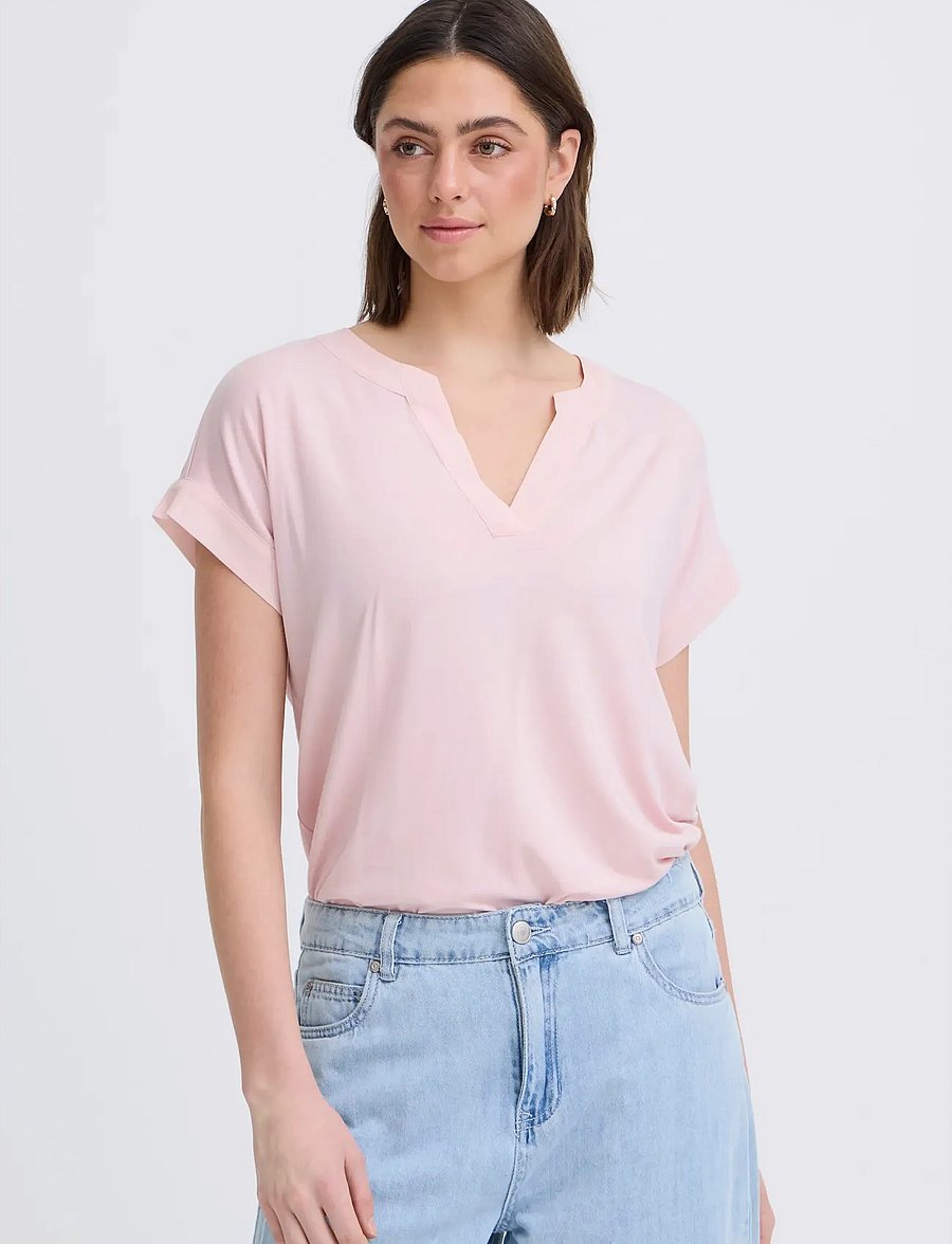 Fransa - FRLIV TEE 1 - short-sleeved blouses - lotus - 3