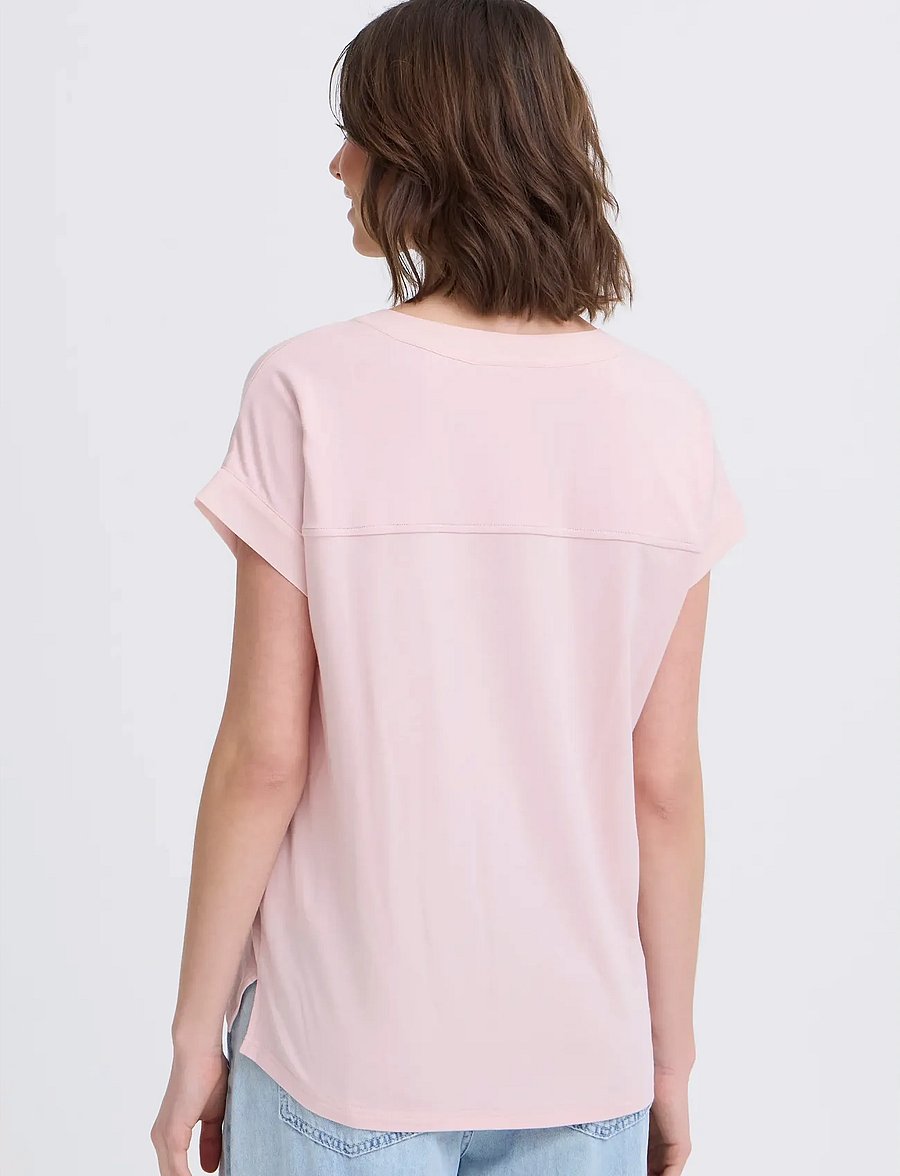 Fransa - FRLIV TEE 1 - short-sleeved blouses - lotus - 4