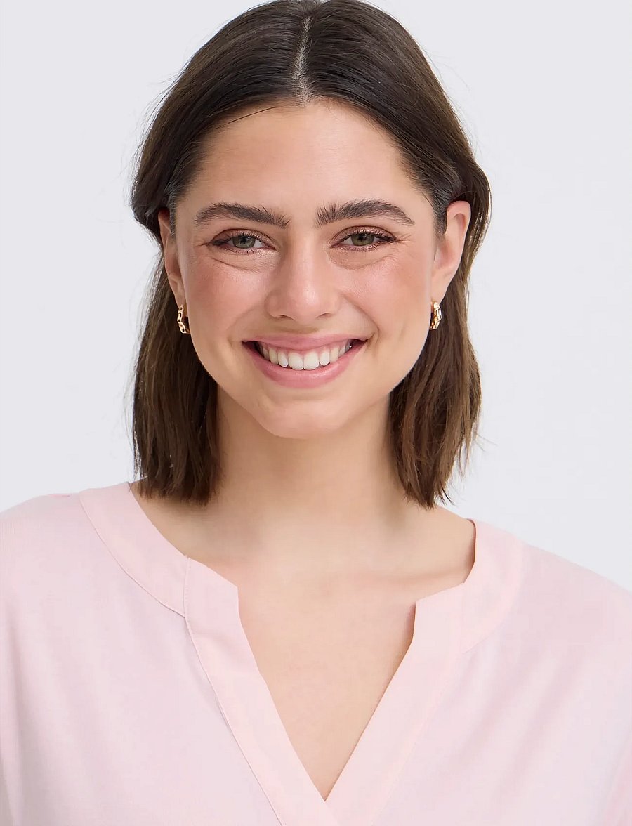 Fransa - FRLIV TEE 1 - short-sleeved blouses - lotus - 5