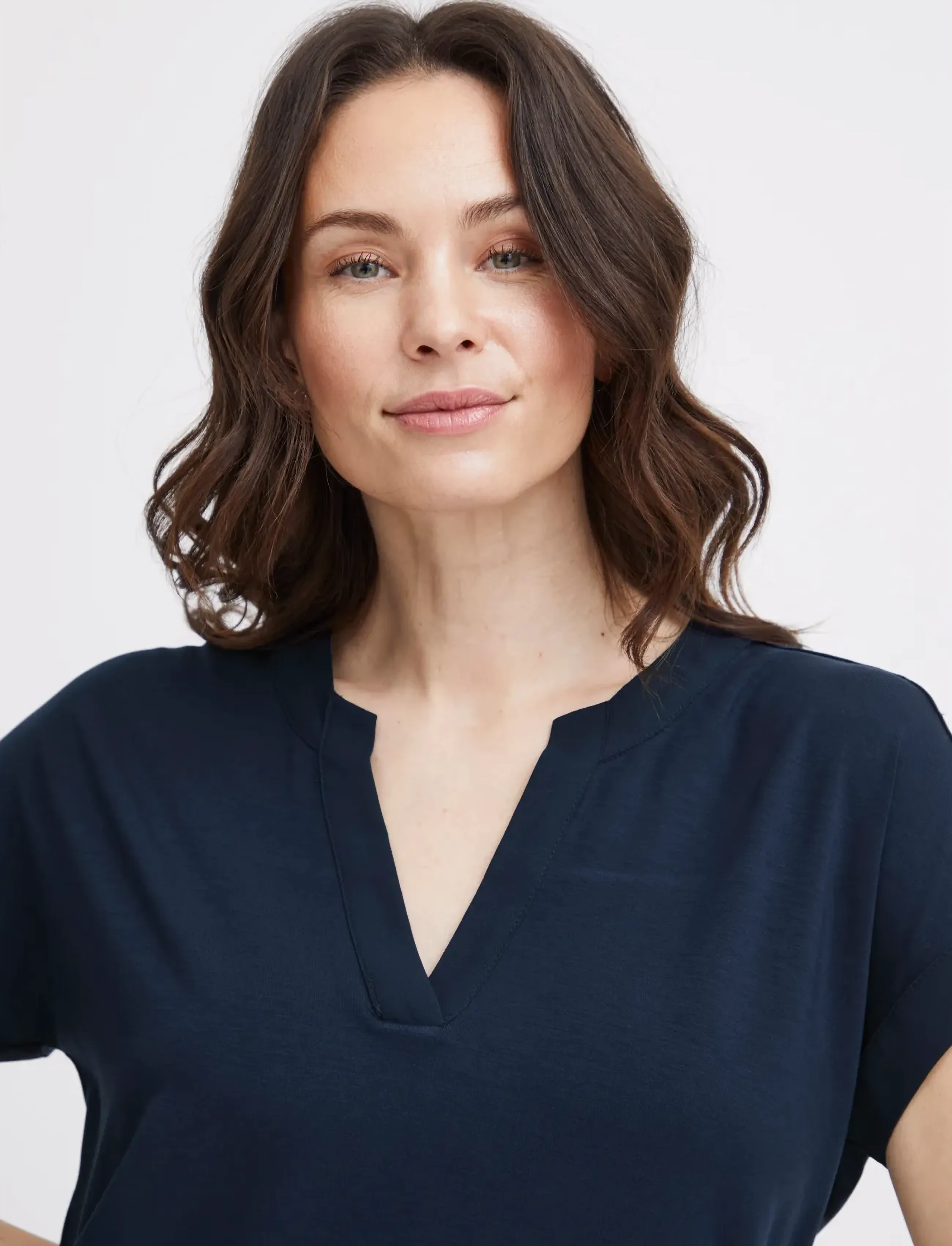 Fransa - FRLIV TEE 1 - lühikeste varrukatega pluusid - navy blazer - 5