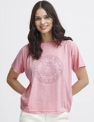 Fransa - FRELINA TEE 2 - t-shirts - pink frosting mix - 3