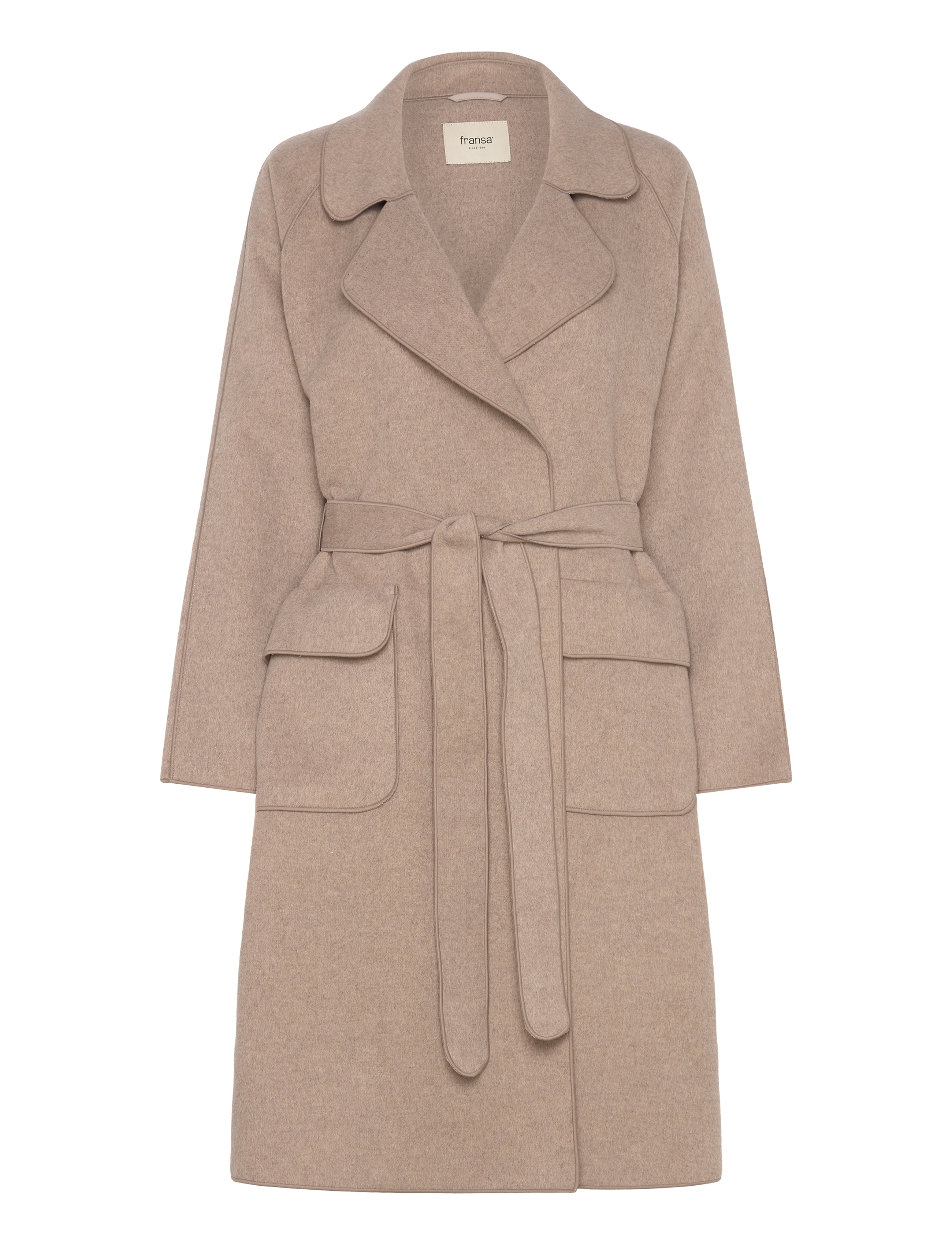 Fransa FRMADILINA JA 1 - Jackor & Kappor - SILVER MINK MELANGE / beige