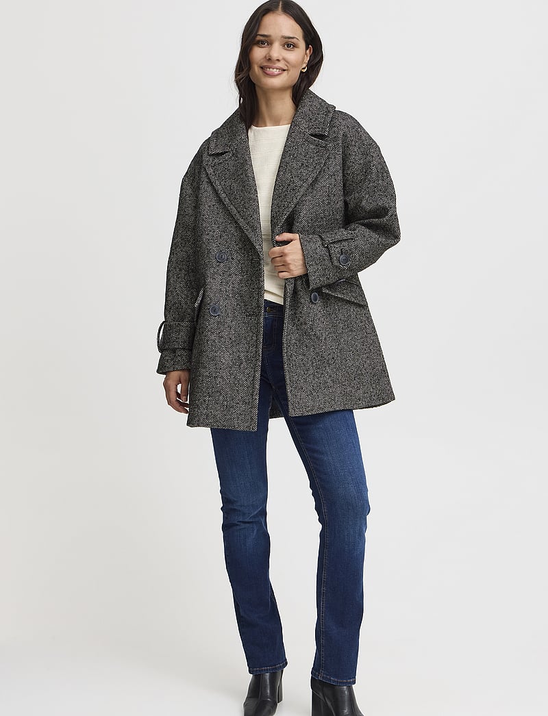 Fransa - FRMALIKA JA 1 - mäntel - black mix - 0