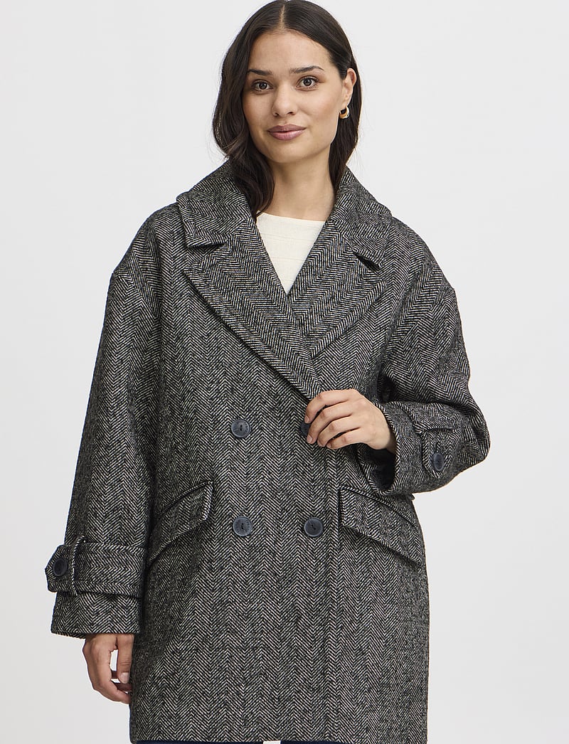 Fransa - FRMALIKA JA 1 - mäntel - black mix - 3