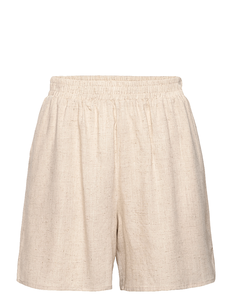 Fransa - FRJUNA SHO 1 - leinen-shorts - birch melange - 1