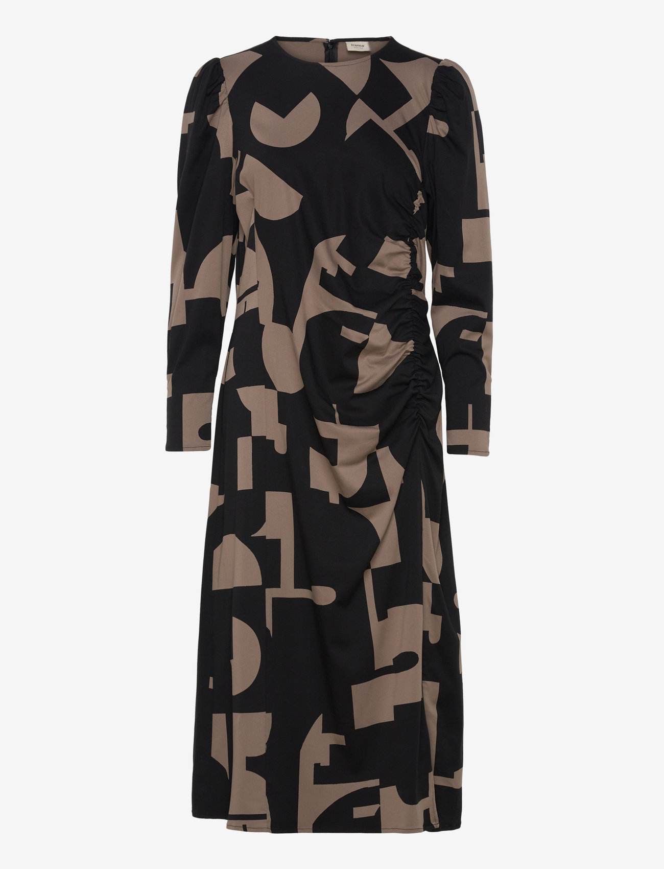 Fransa - FRNATALI DR 1 - midi kjoler - walnut aop ao24 02a - 1