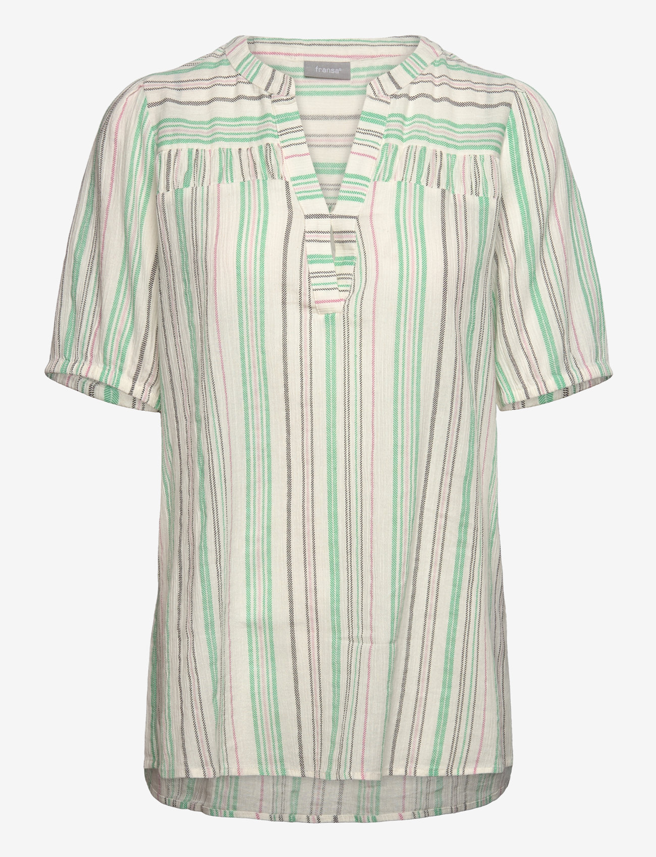 Fransa - FRNADU BL 1 - kortærmede bluser - blarney - 0