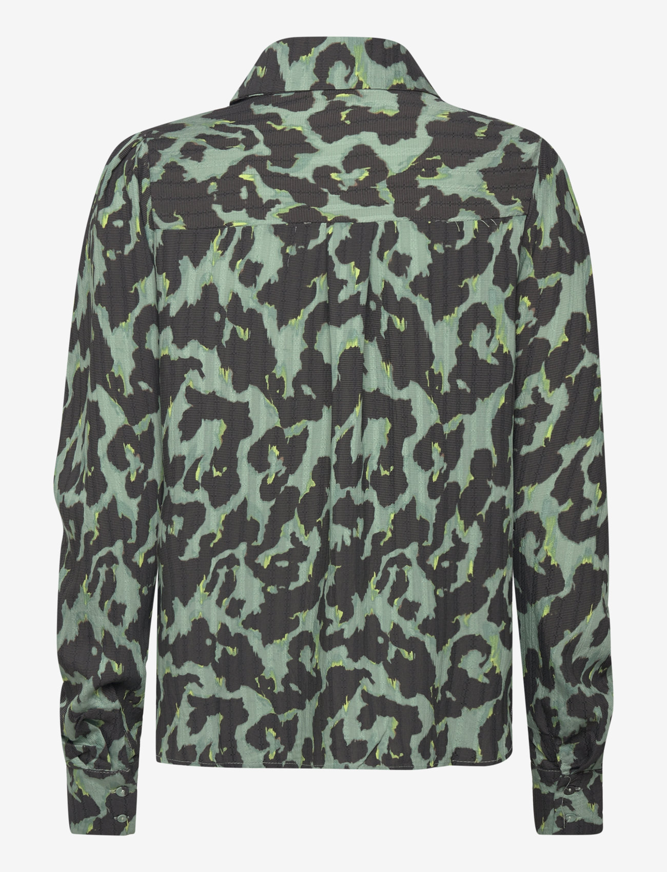 Fransa - FRLELU SH 1 - langærmede bluser - green bay aop ao24 02e - 1