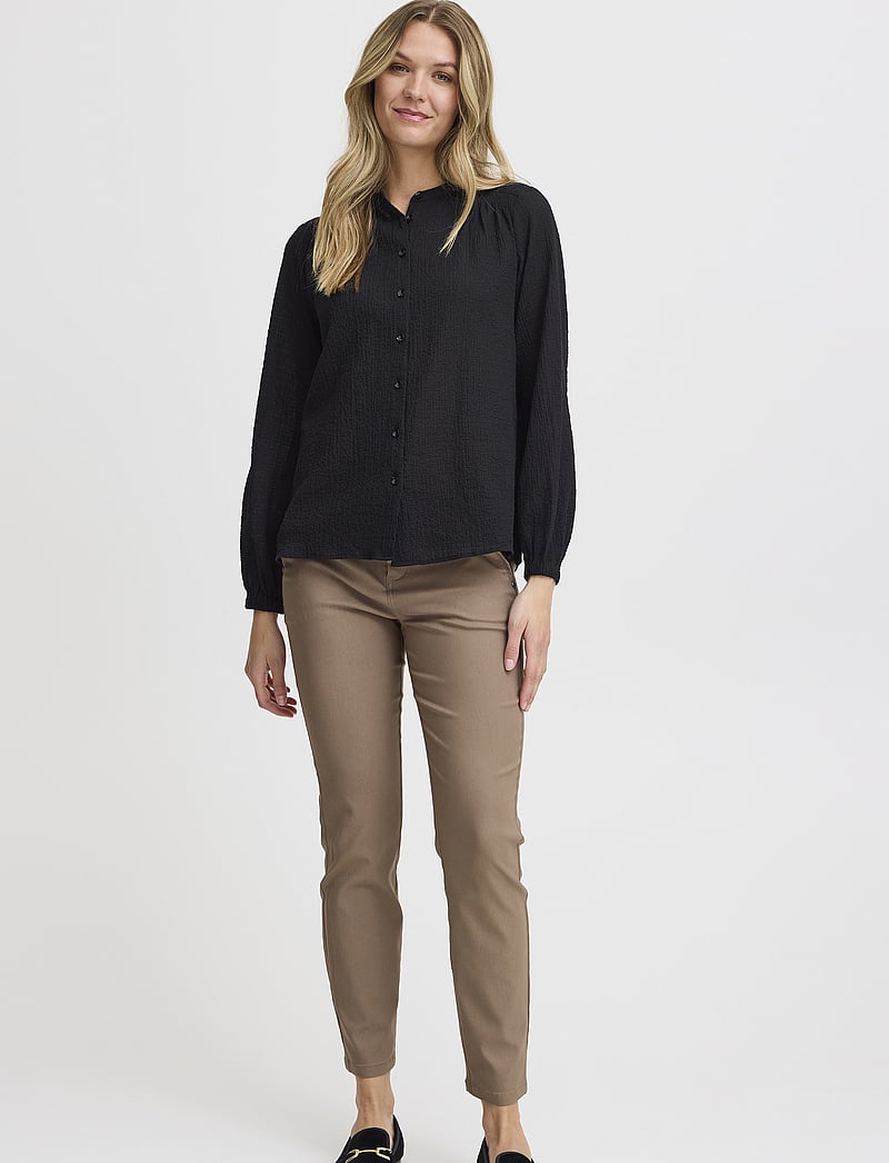 Fransa - FRMALA SH 1 - langärmlige blusen - black - 0