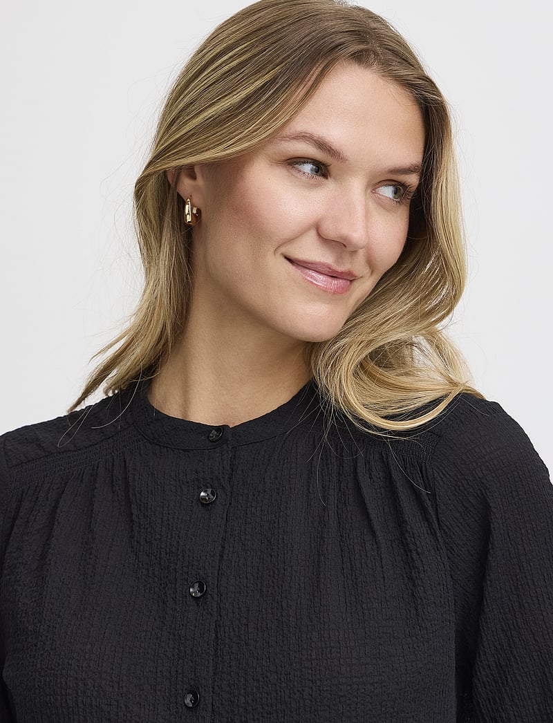 Fransa - FRMALA SH 1 - langärmlige blusen - black - 4