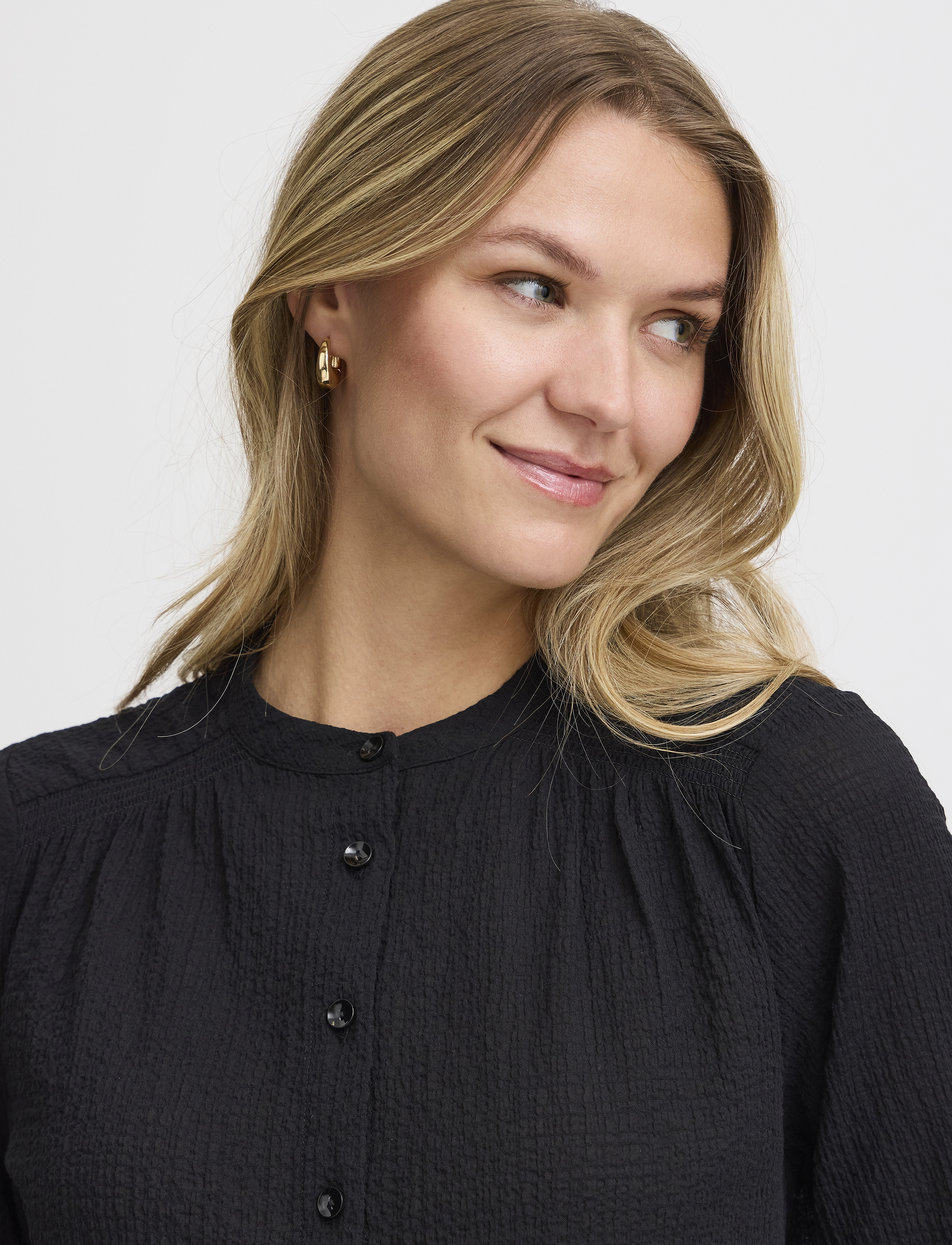 Fransa - FRMALA SH 1 - långärmade blusar - black - 4