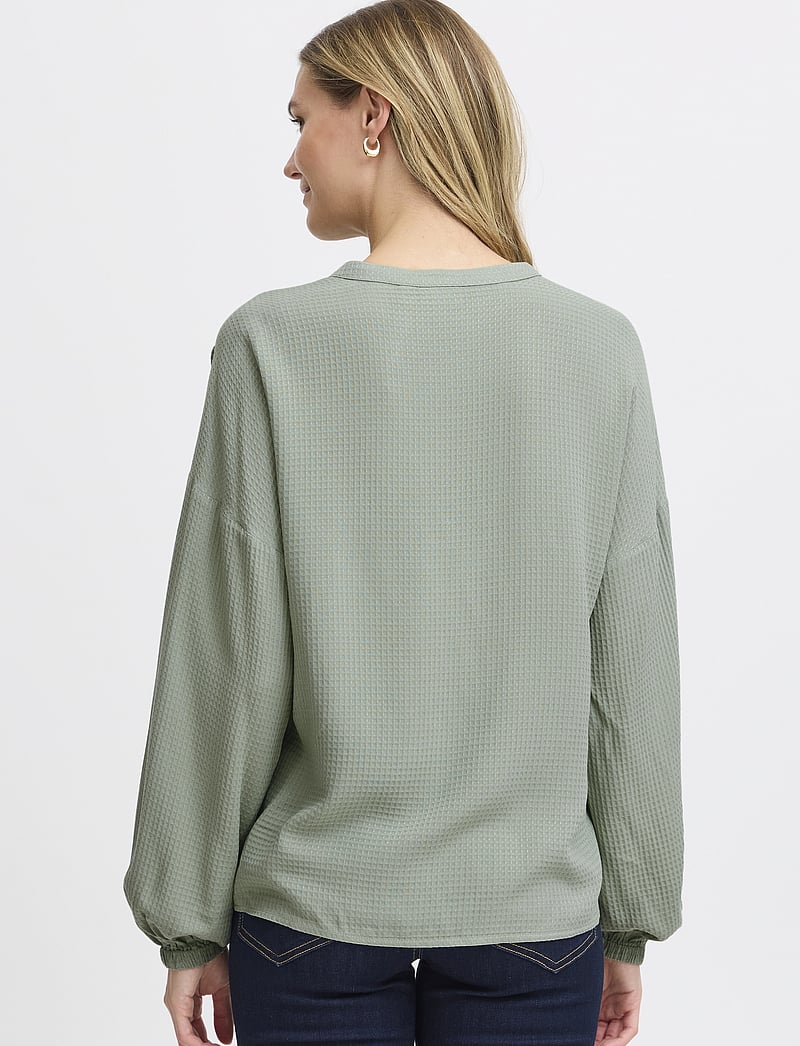 Fransa - FROLINE BL 4 - långärmade blusar - green bay - 4