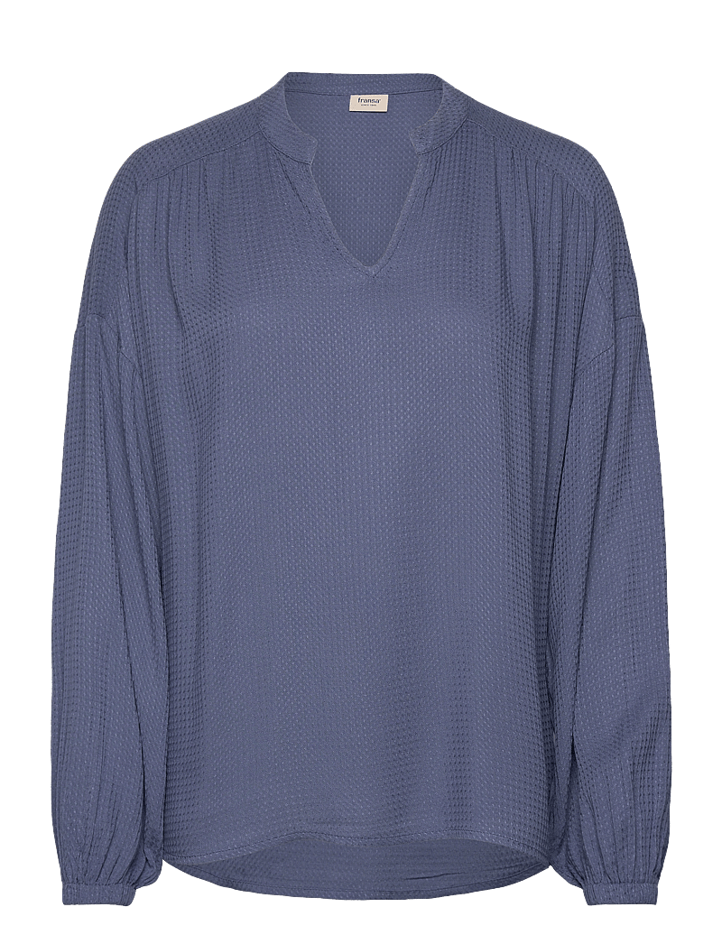 Fransa - FROLINE BL 4 - pikkade varrukatega pluusid - vintage indigo - 1