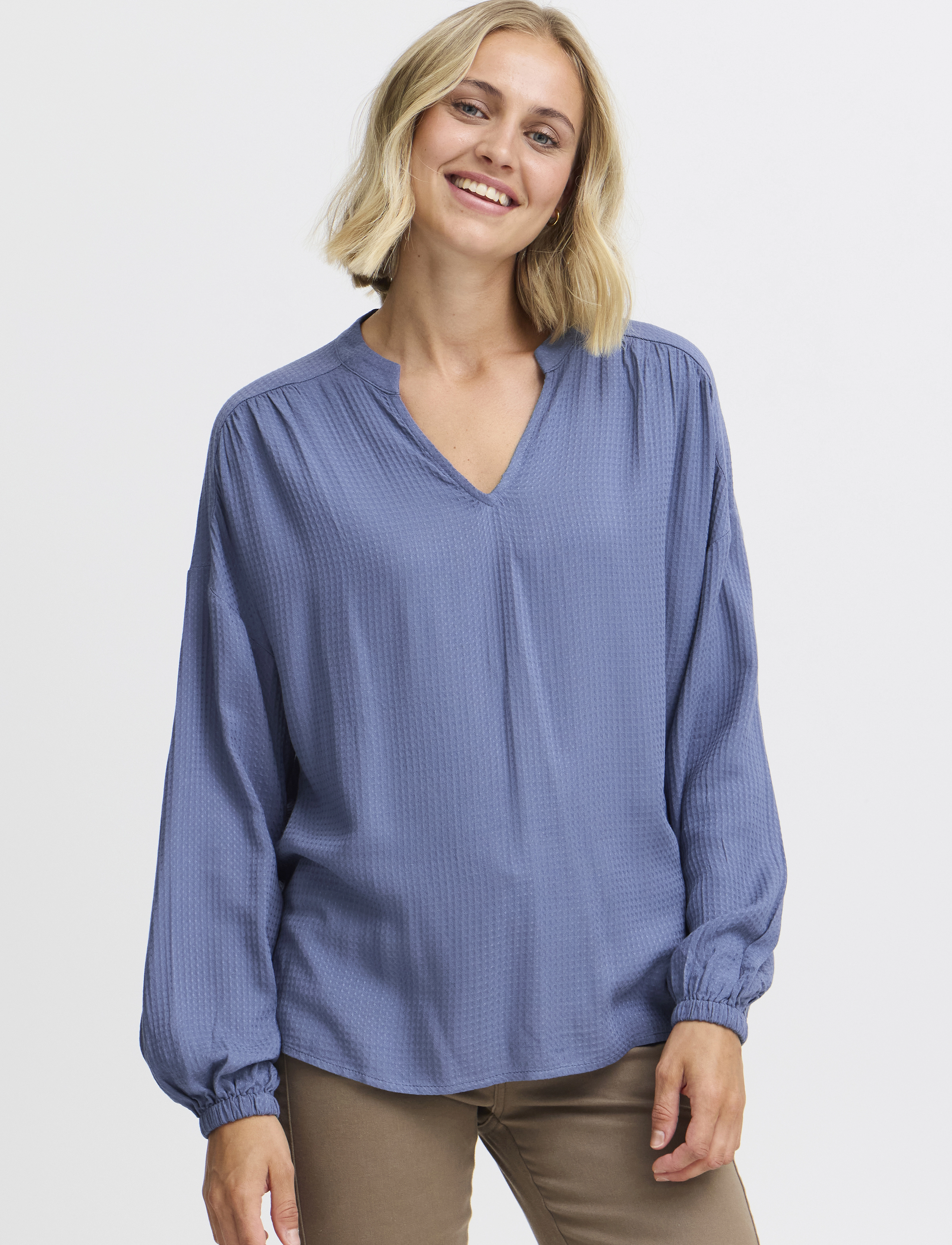 Fransa - FROLINE BL 4 - långärmade blusar - vintage indigo - 2