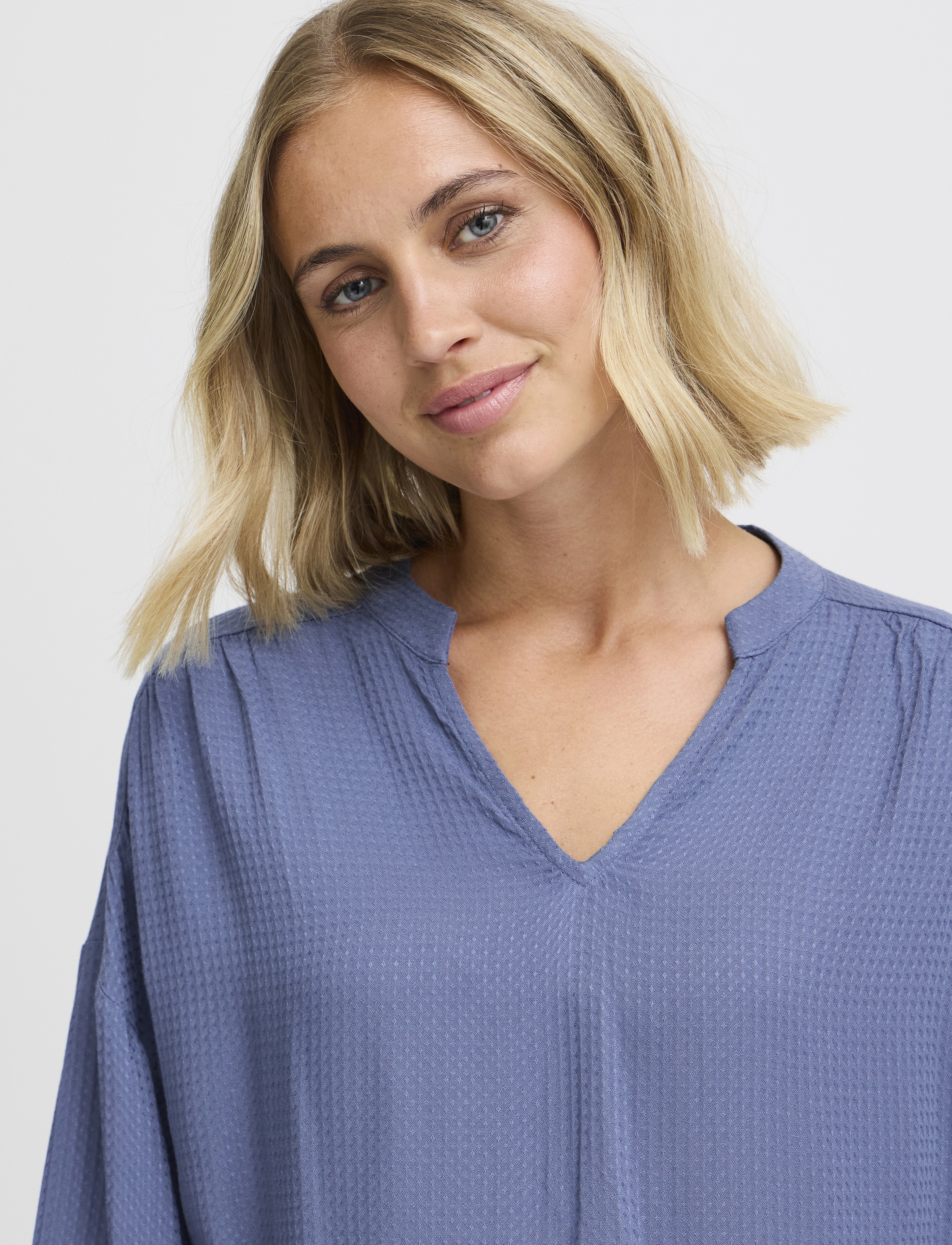 Fransa - FROLINE BL 4 - långärmade blusar - vintage indigo - 5